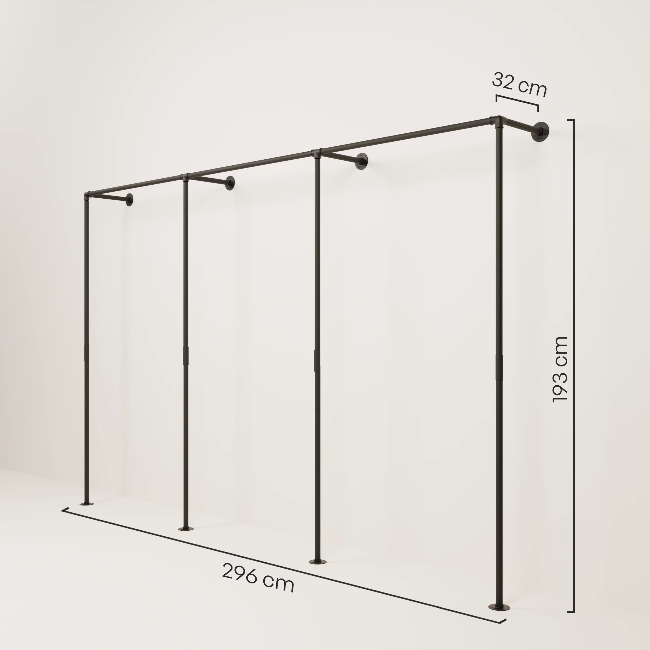 PAMO DESIGN Kleiderstangensystem TIM 3
