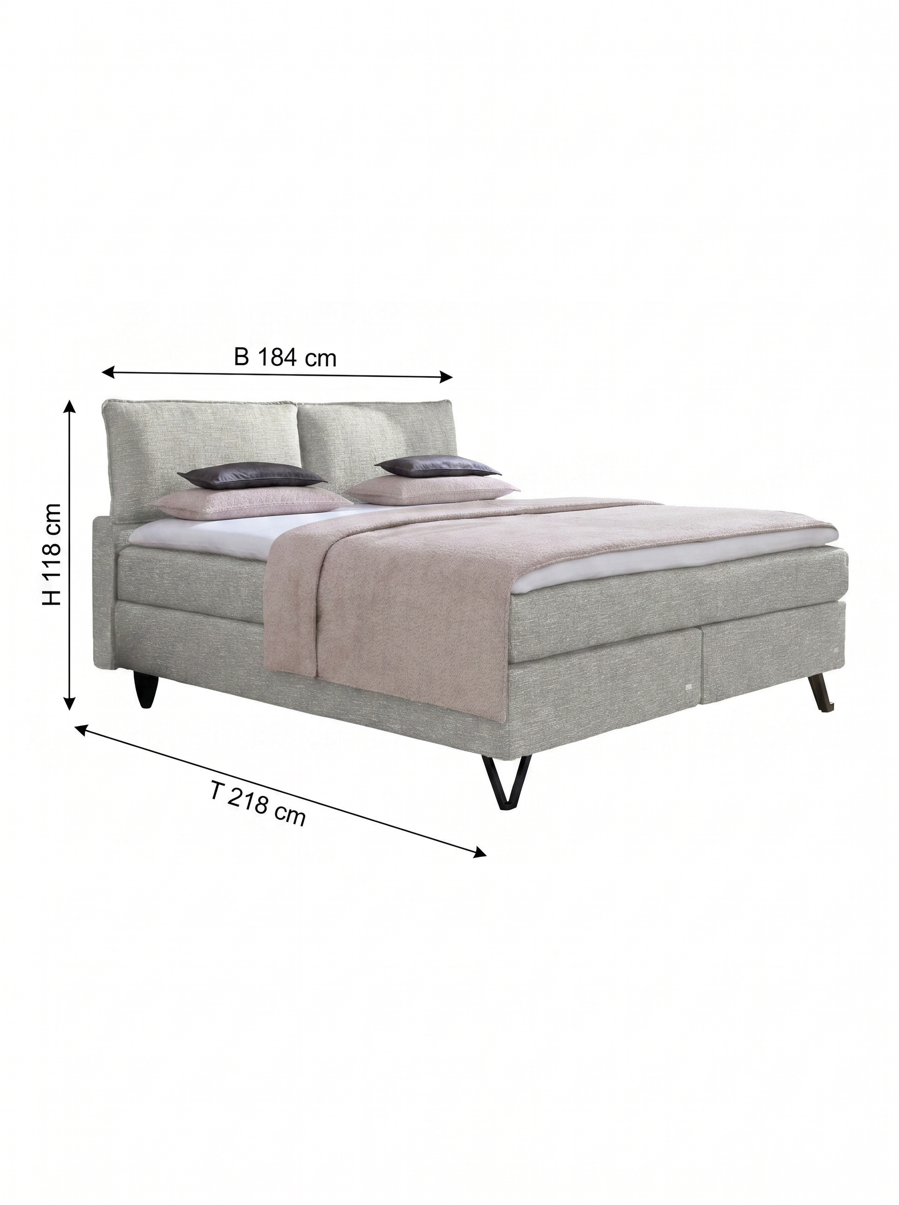 RUF BETTEN Boxspringbett CUSHIDO