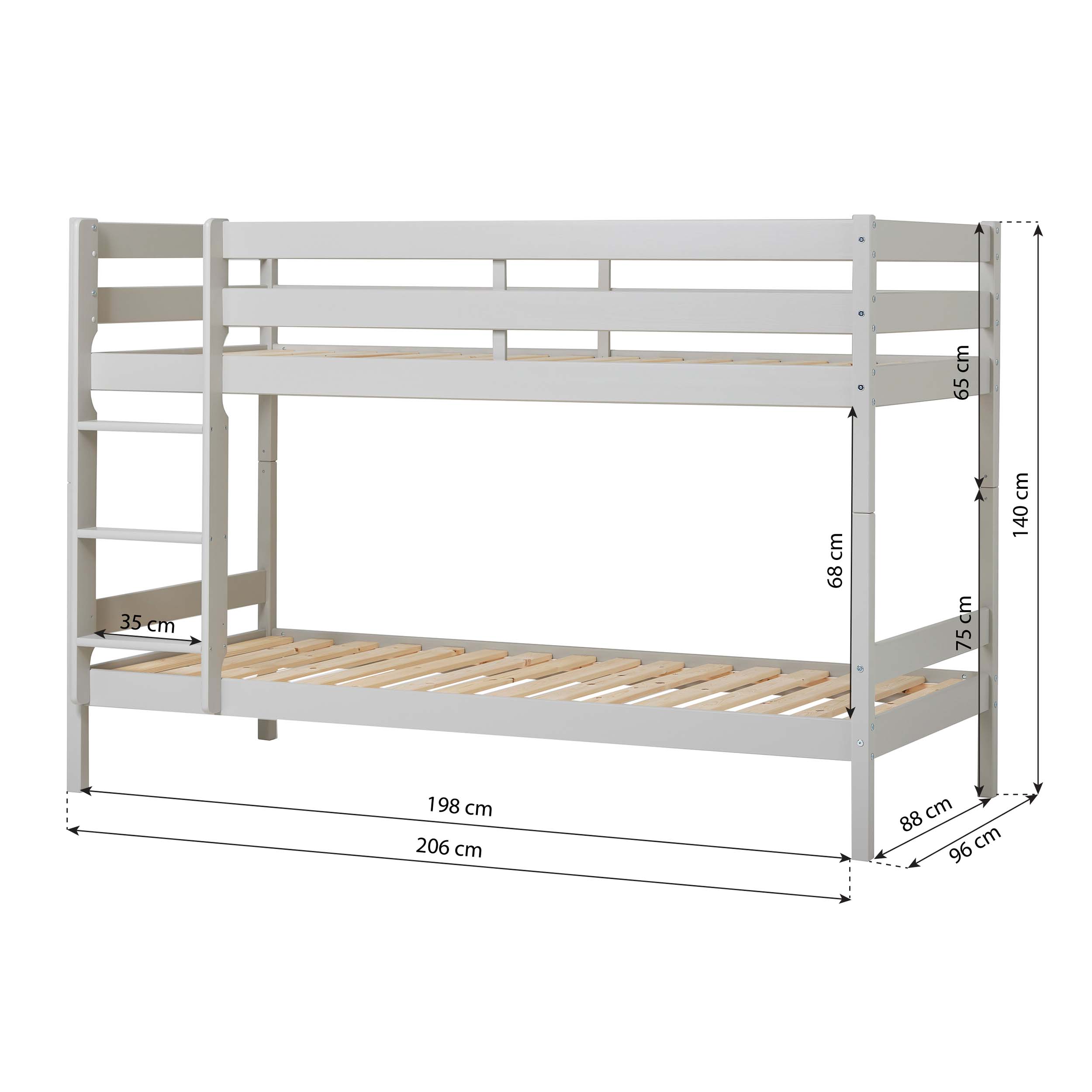 HOPPEKIDS Etagenbett ECO COMFORT