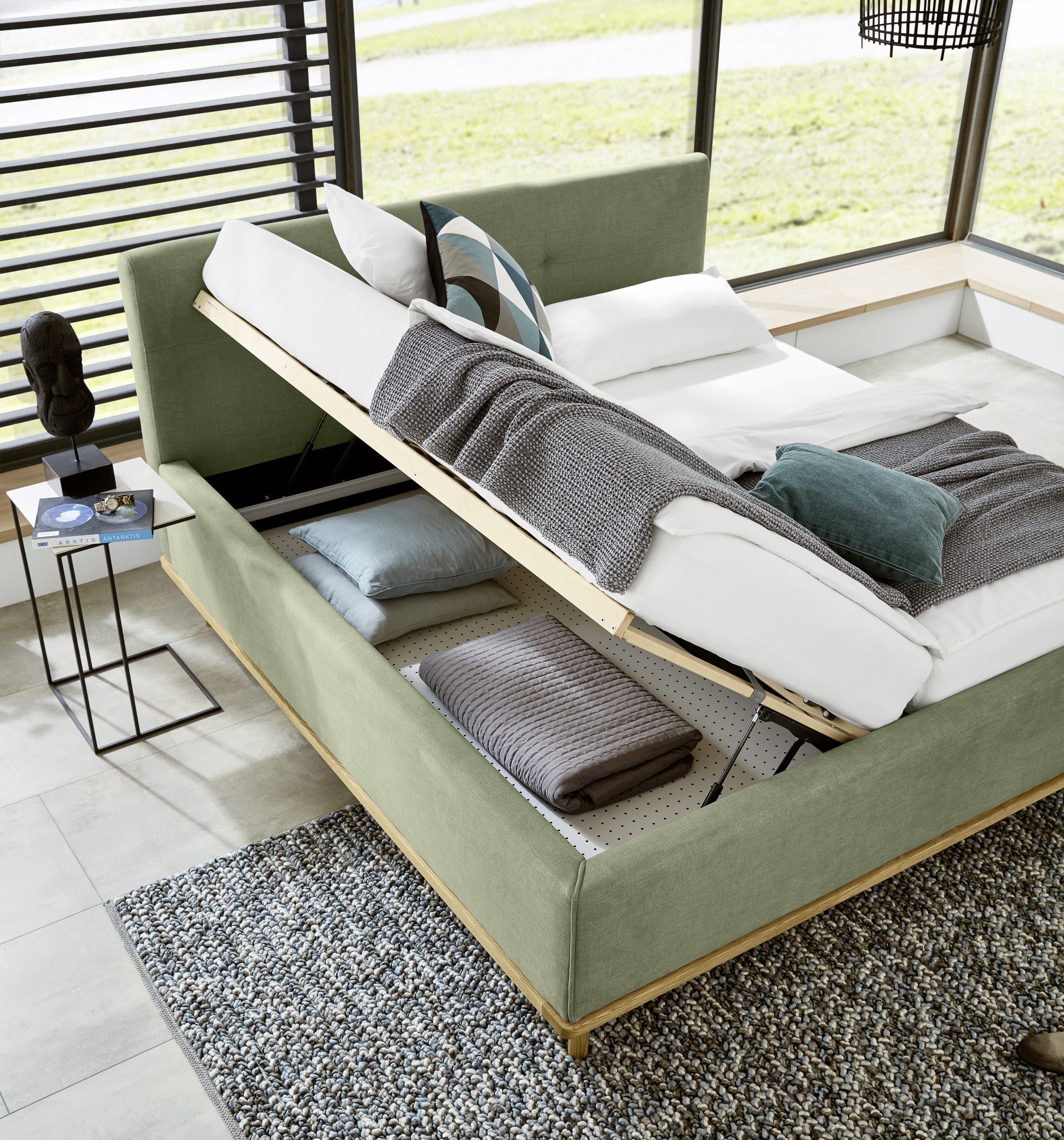 MUSTERRING upholstered bed DELPHI