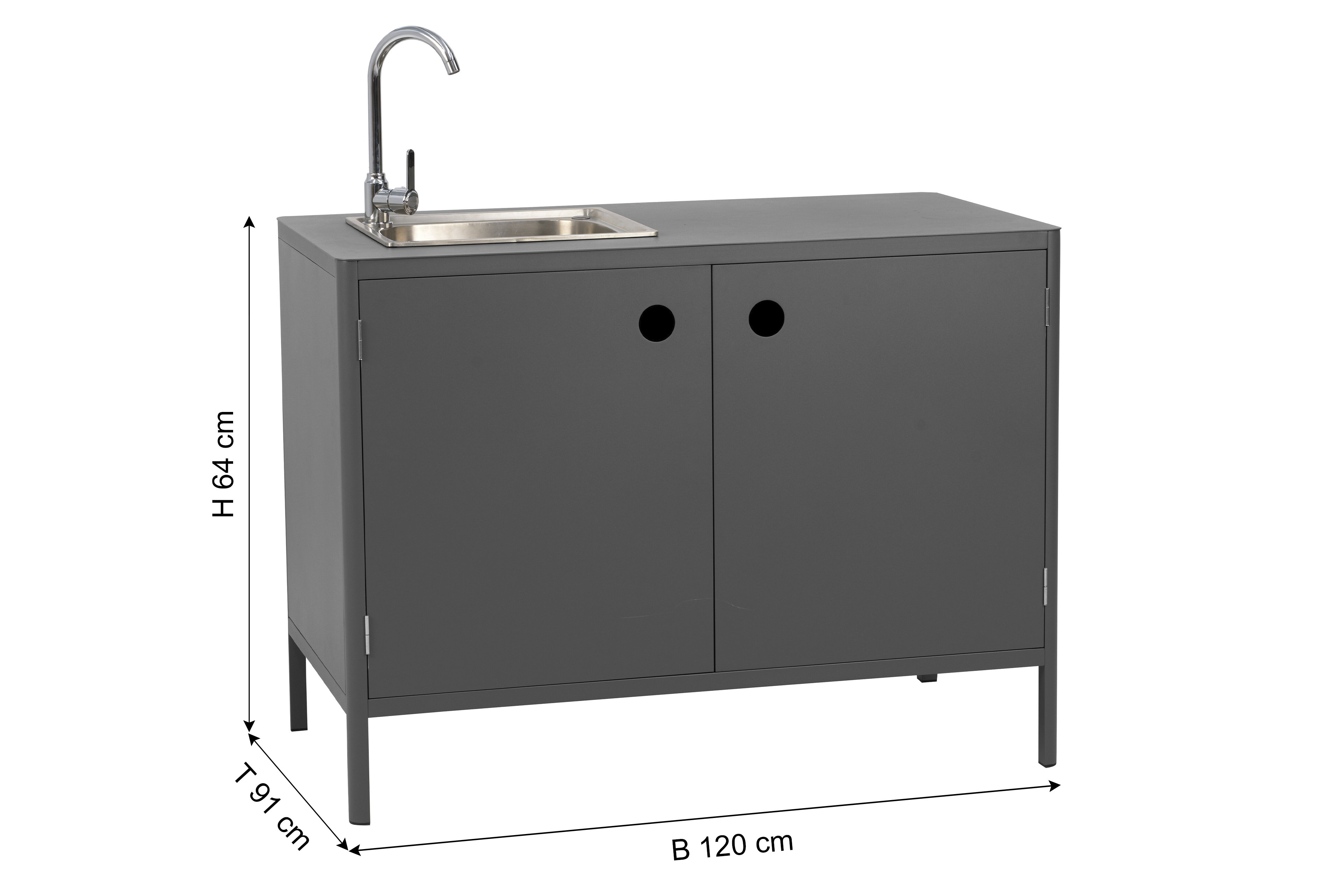 Brafab outdoor kitchen KELIA
