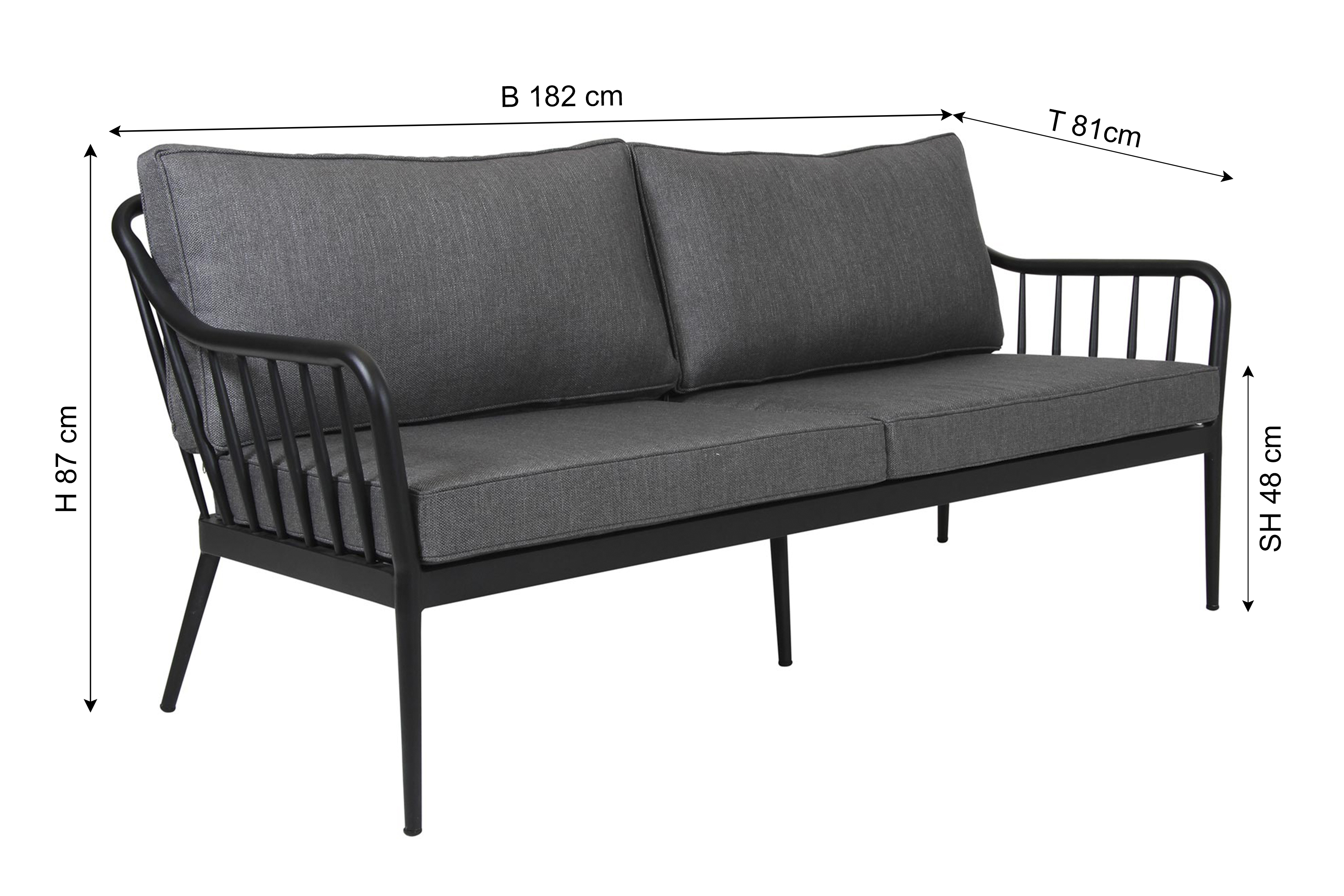BRAFAB Gartensofa COLEVILLE