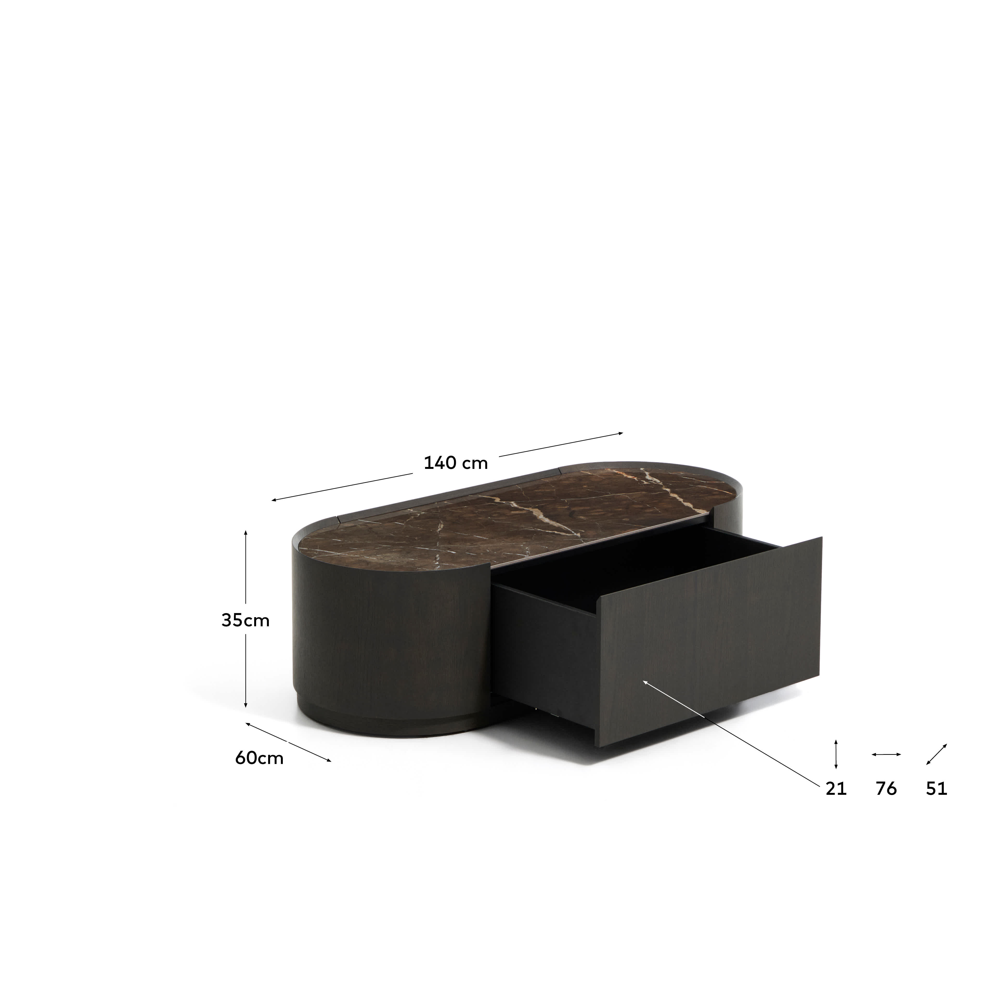 Kave Home NEMORE coffee table