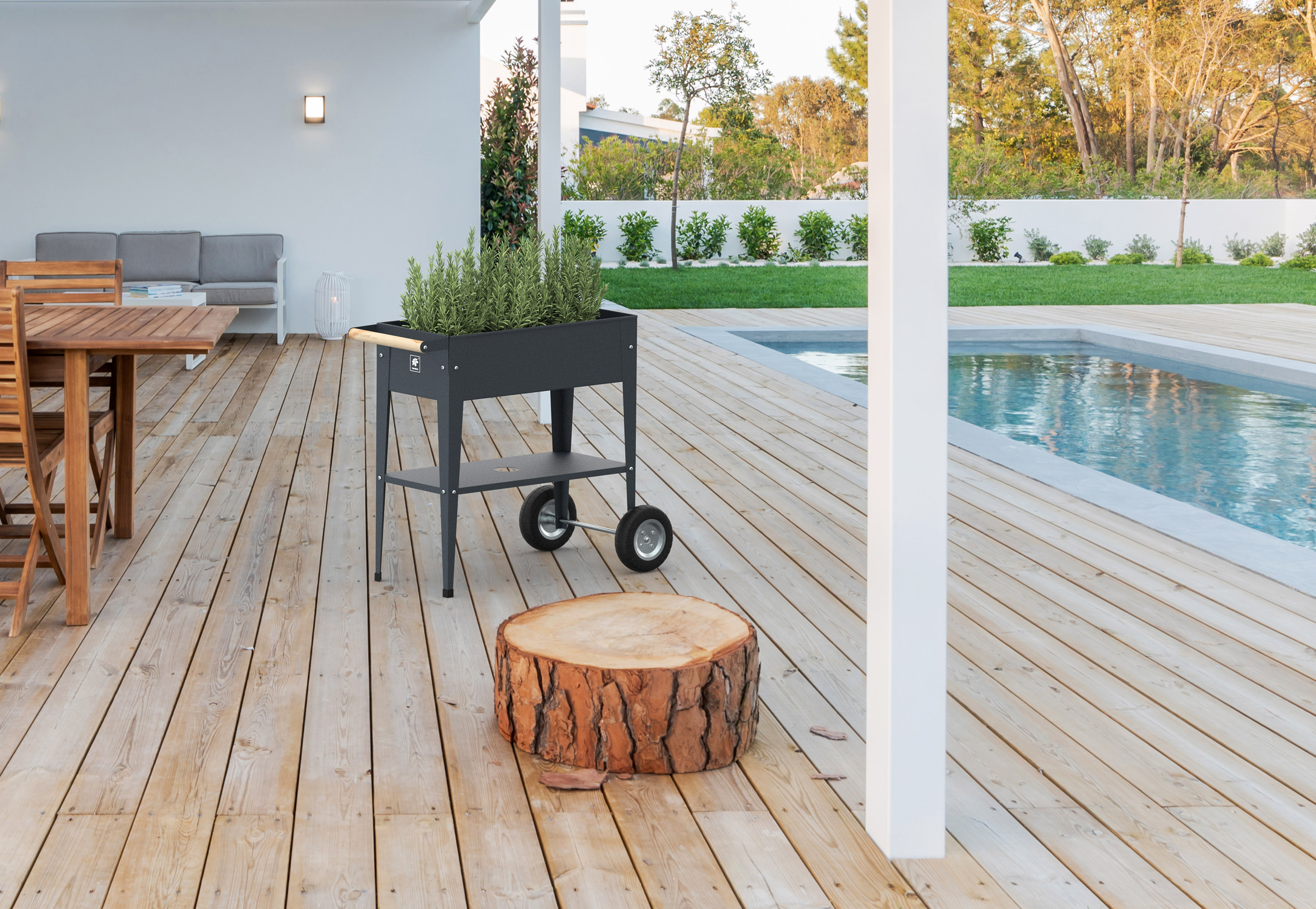 Herstera Trolley grau