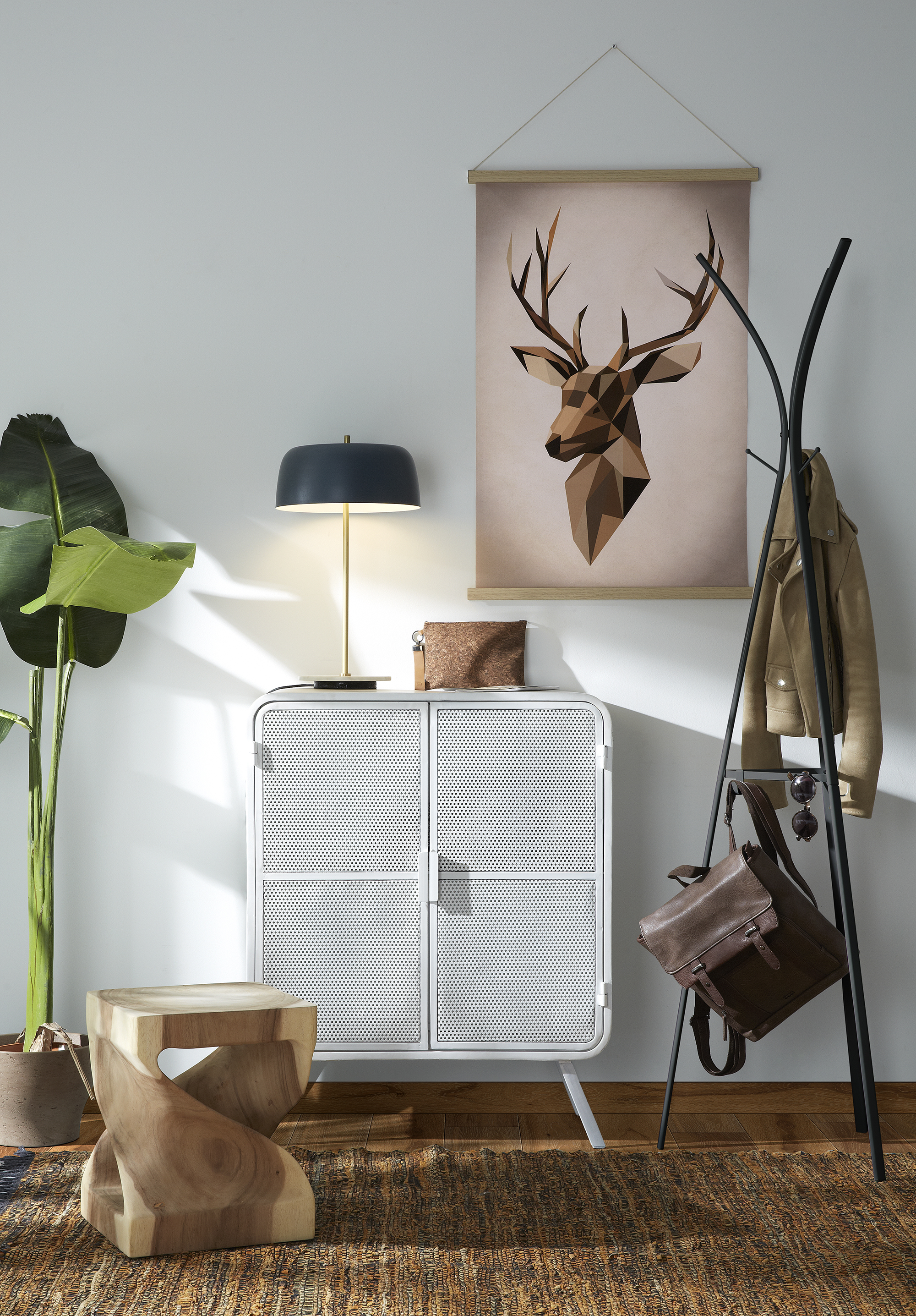 KAVE HOME Table d'appoint HAKON