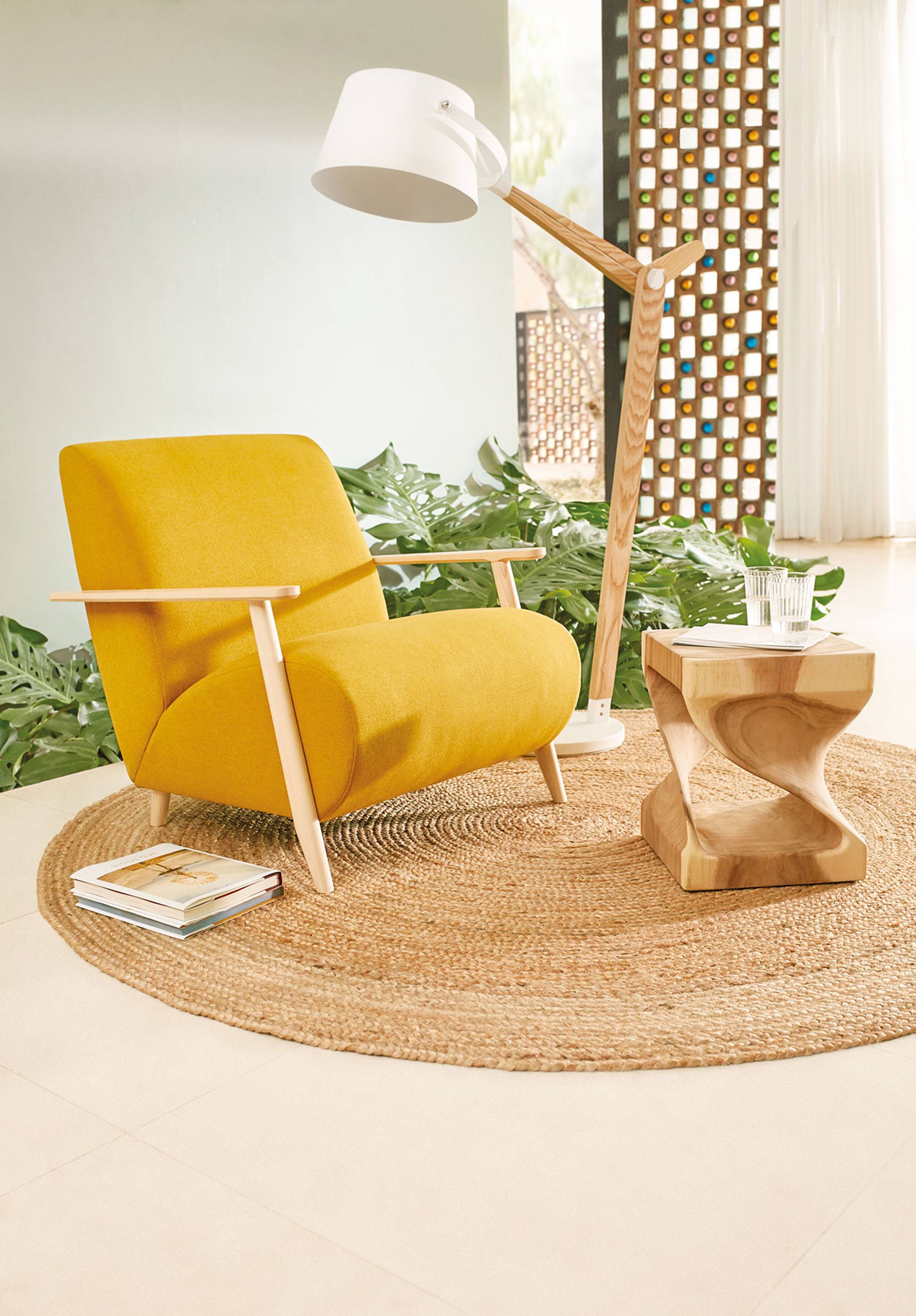 KAVE HOME Table d'appoint HAKON
