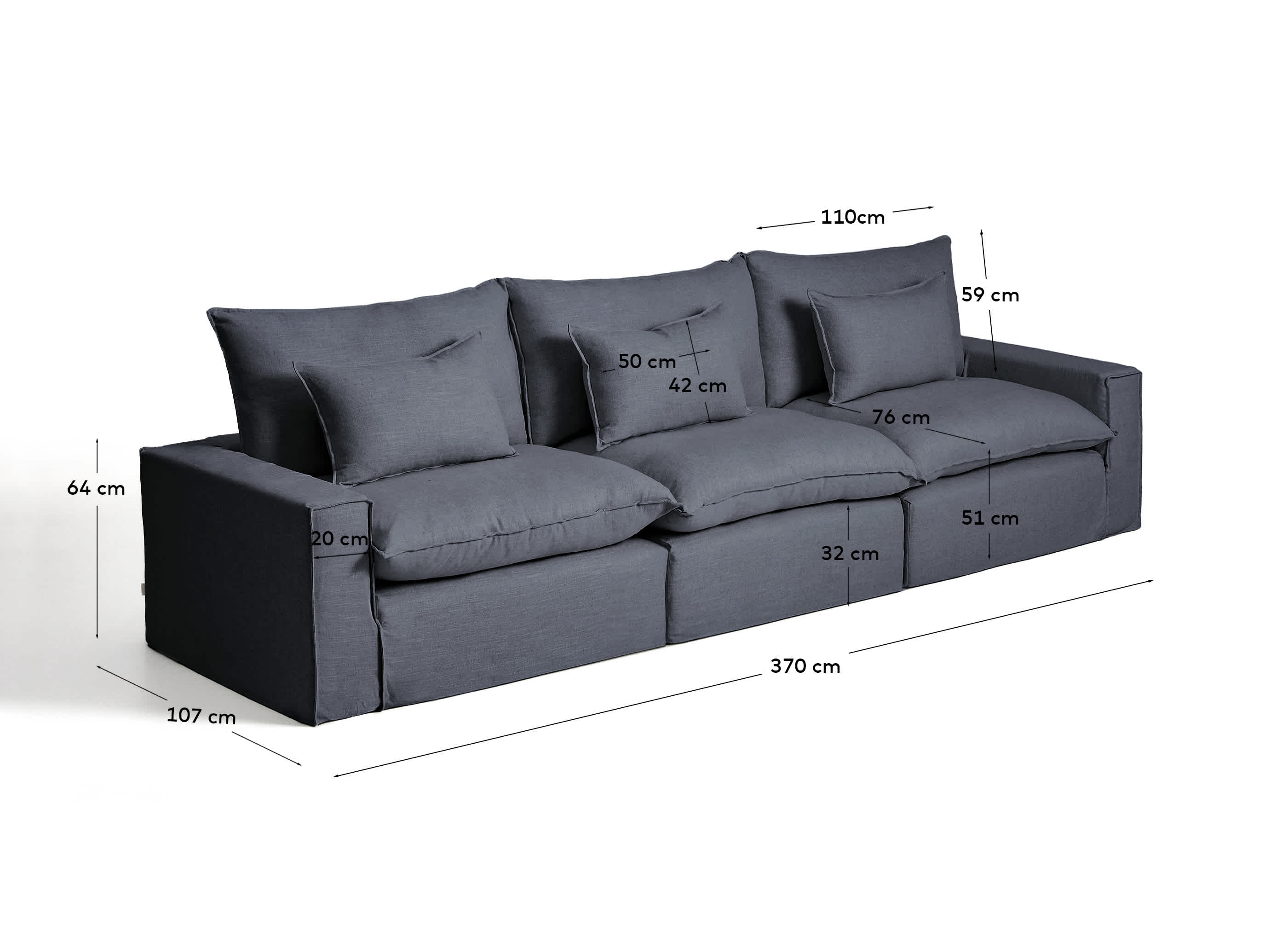 KAVE HOME Sofa ANARELA