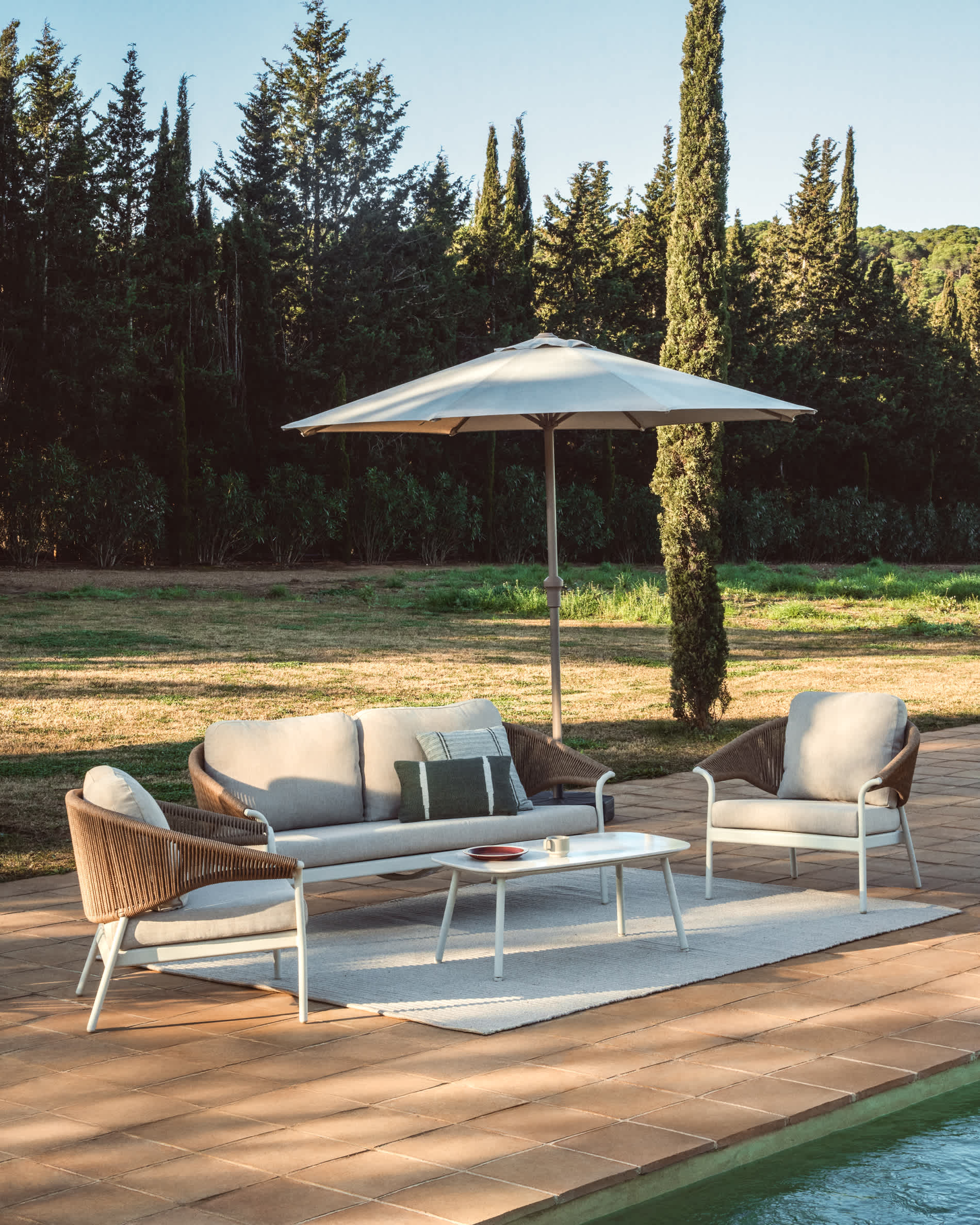 KAVE HOME Gartenlounge-Set ZUARA