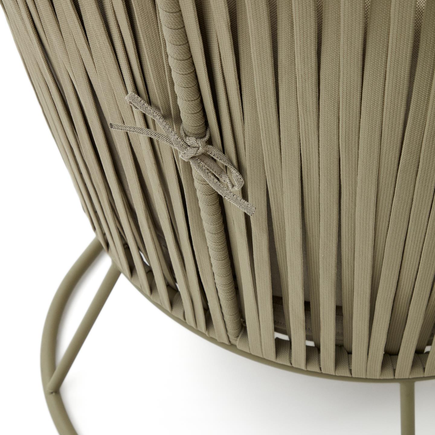 KAVE HOME Fauteuil de jardin SACONCA