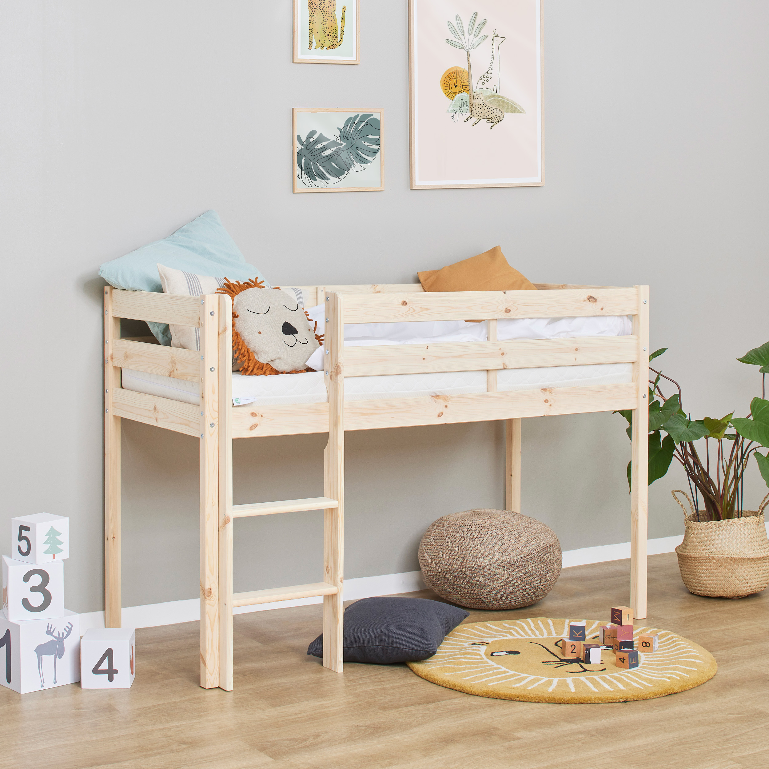HOPPEKIDS Halbhochbett ECO COMFORT HOPPEKIDS Halbhochbett ECO COMFORT