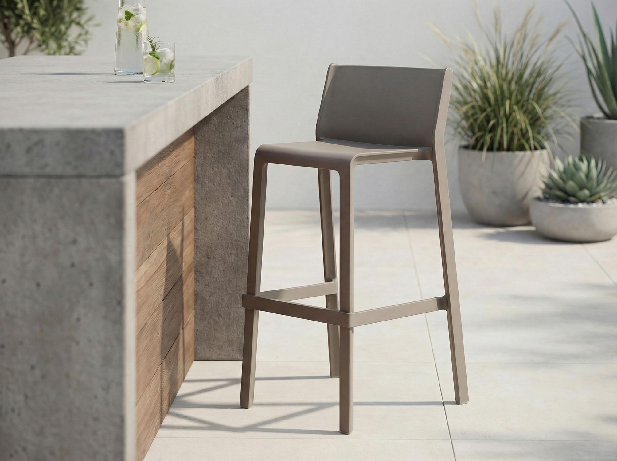 Nardi Bar Stool Outdoor TRILL