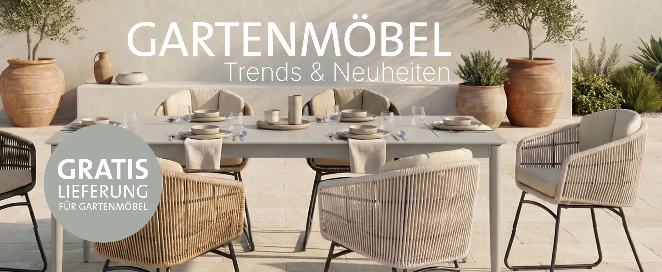 Gartenmöbel: Trends & Neuheiten