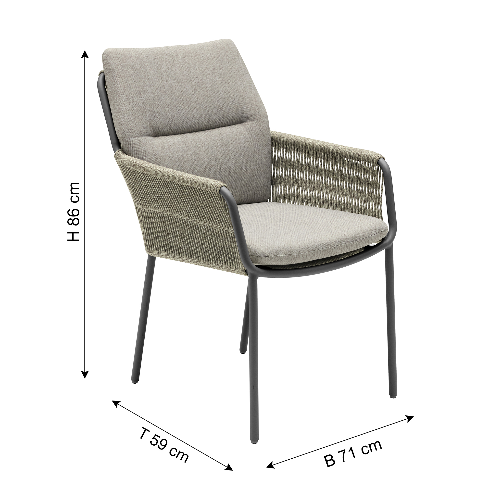 LC GARDEN Gartenstuhl COMO