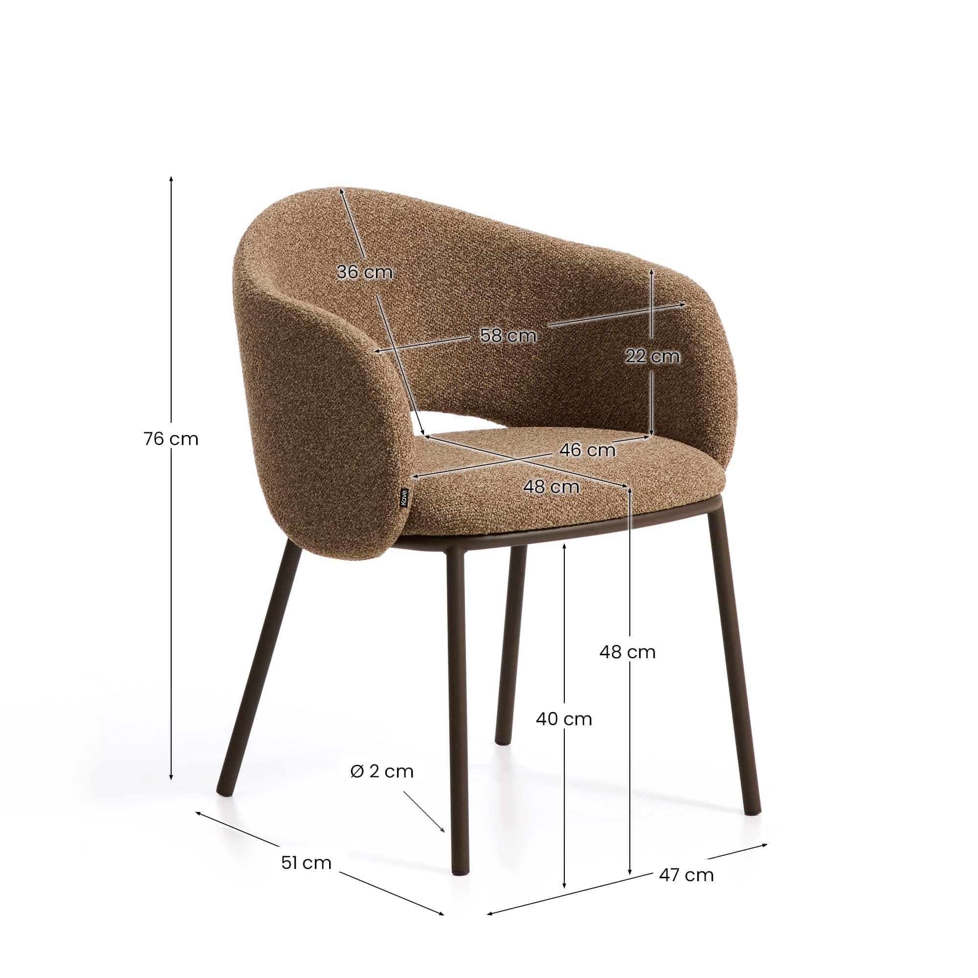 KAVE HOME Stuhl MAINA