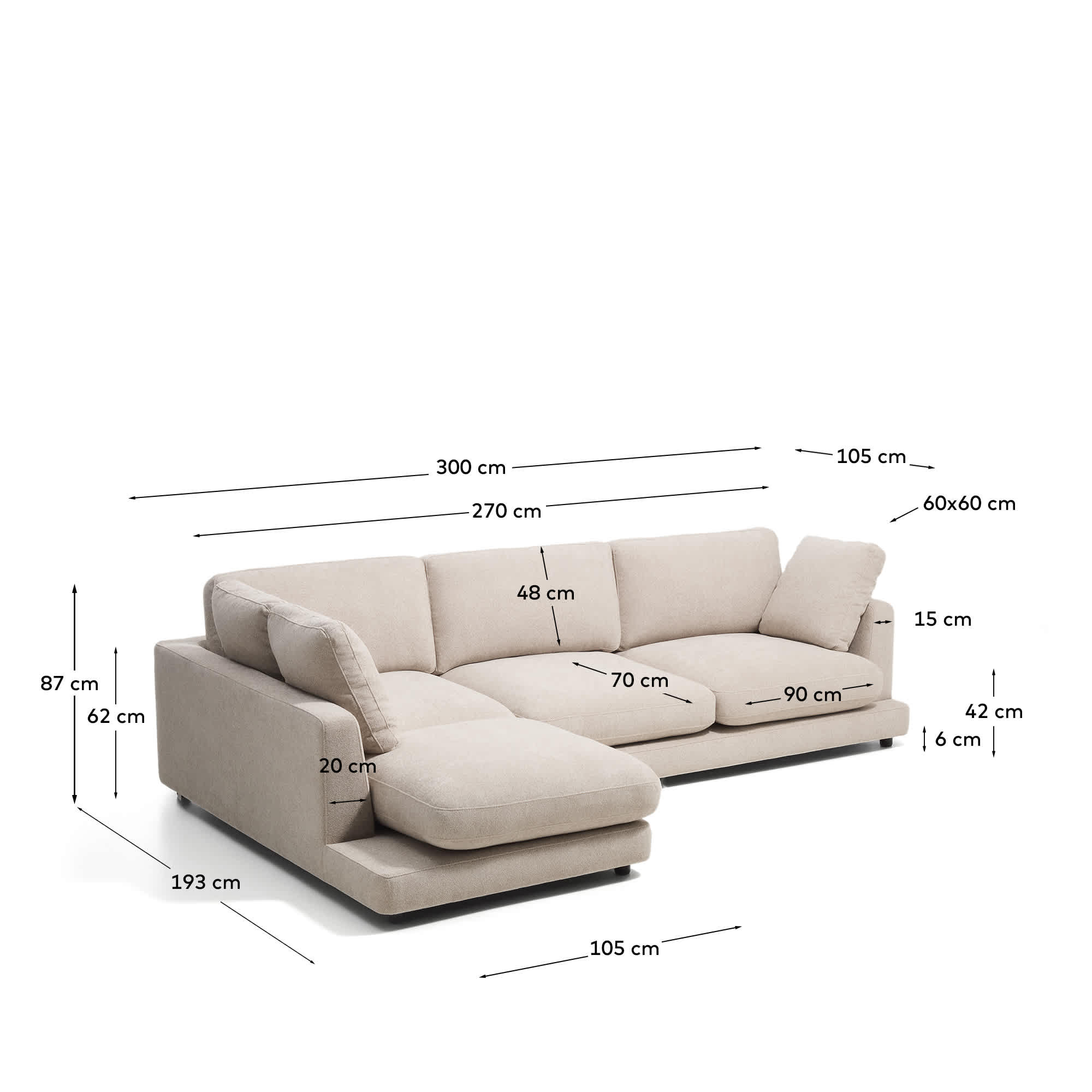KAVE HOME Sofa GALA