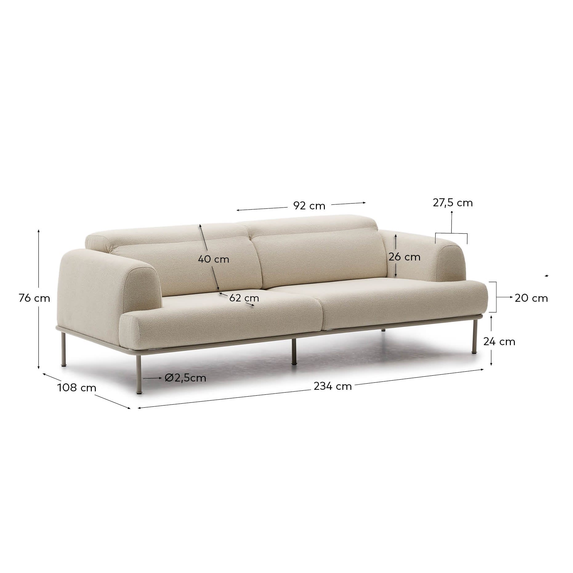 KAVE HOME Sofa AURUM KAVE HOME Sofa AURUM