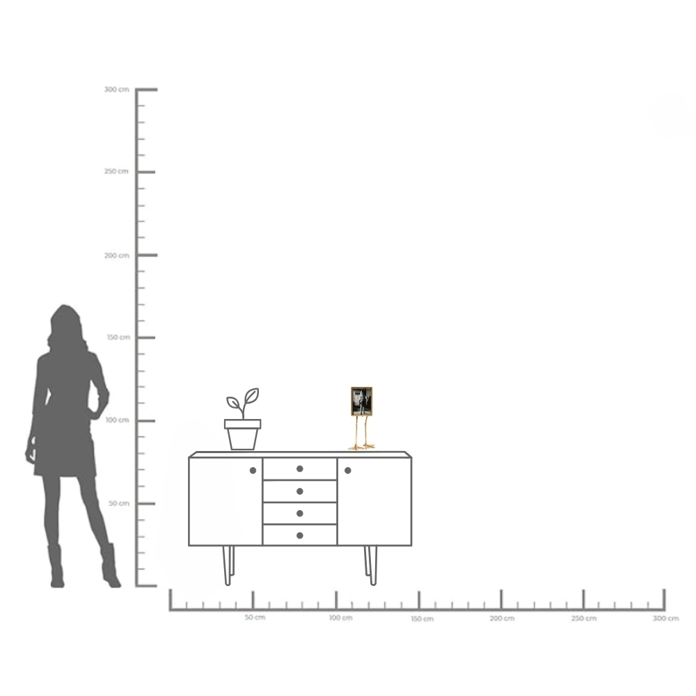 KARE Bilderrahmen DUCK FEET VERTICAL