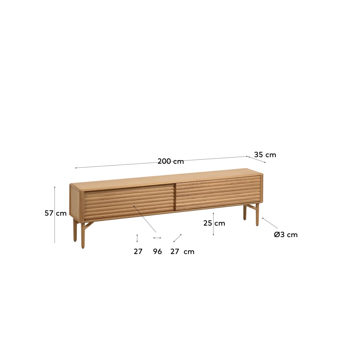 KAVE HOME Lowboard LENON KAVE HOME TV-Möbel LENON