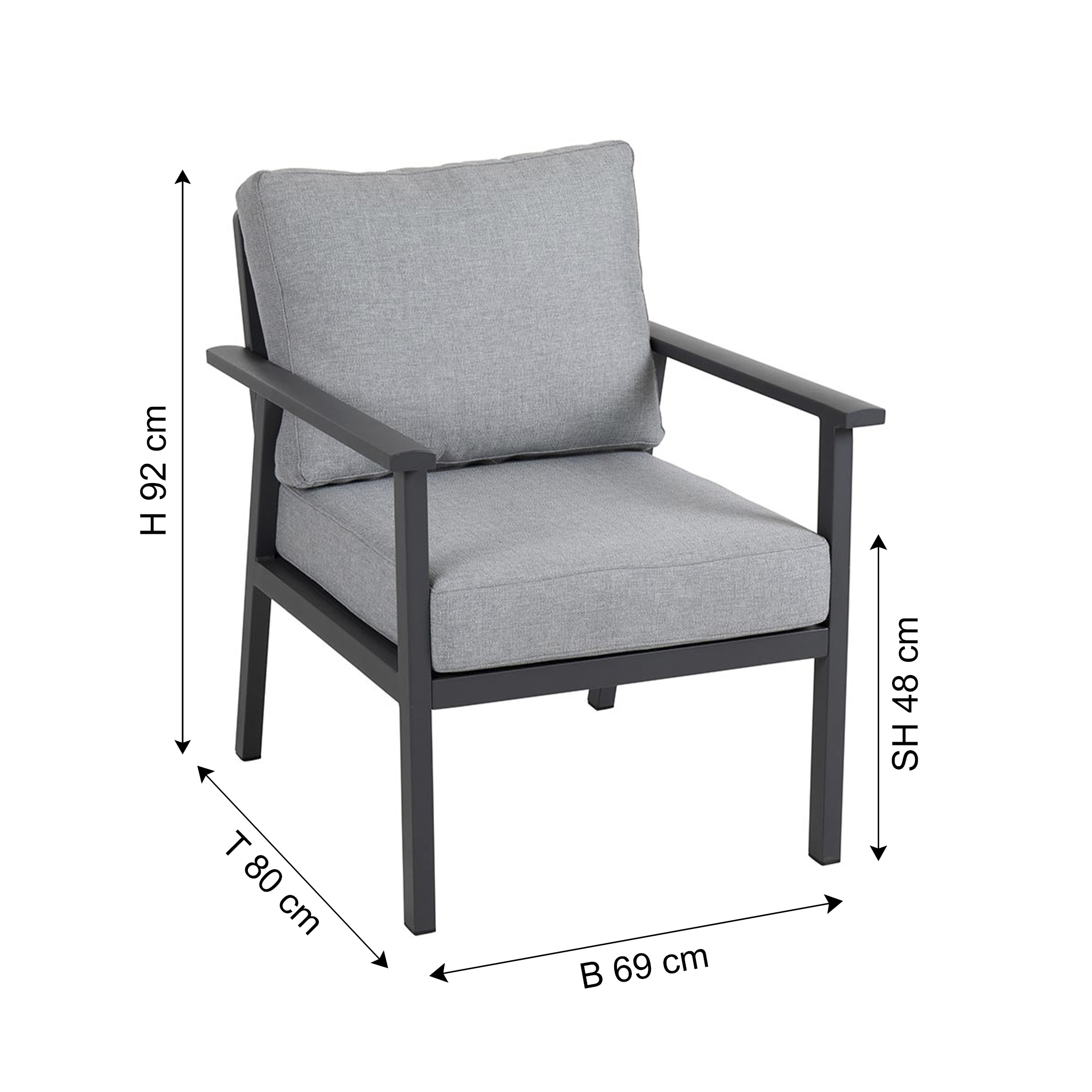 BRAFAB Gartensessel SAMVARO