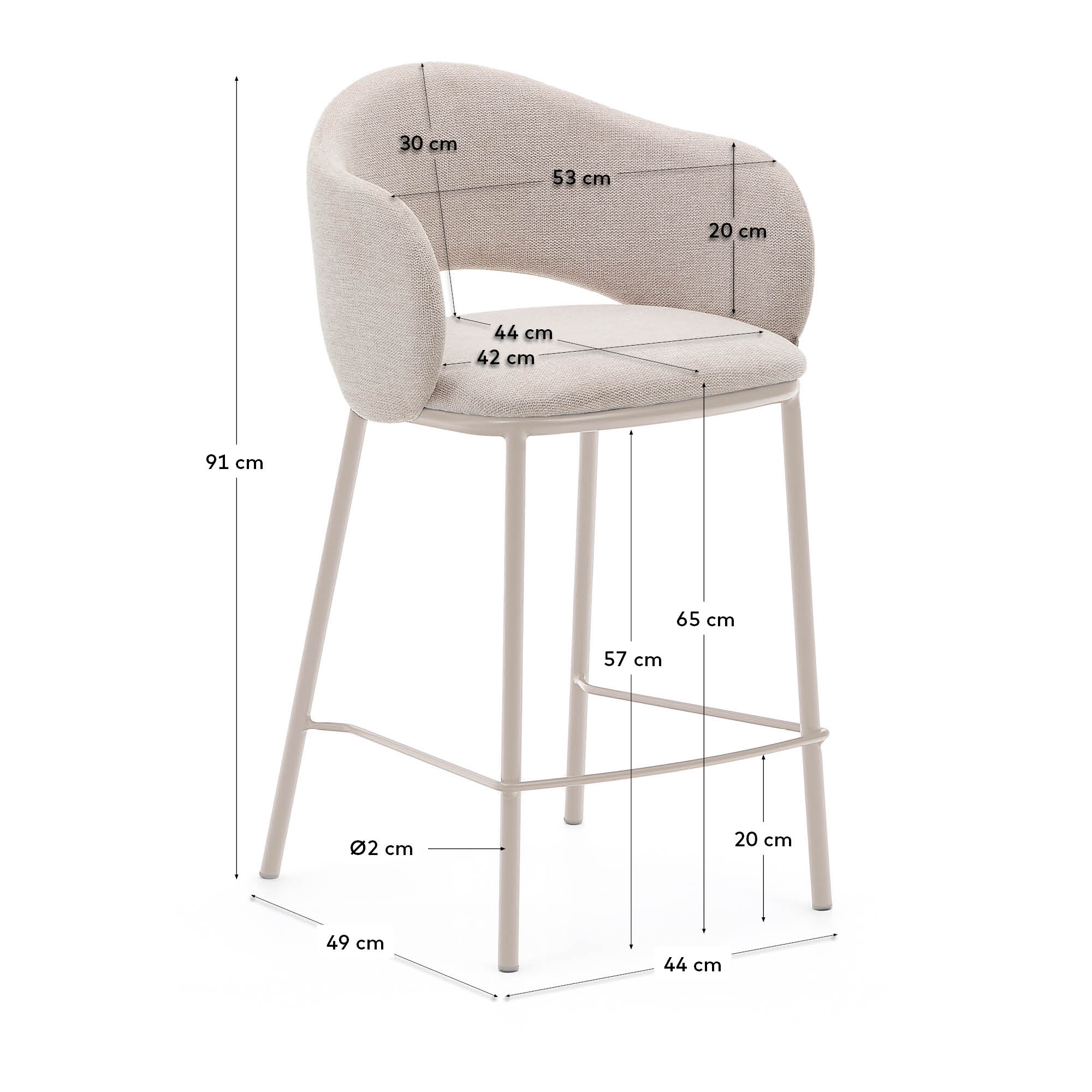 KAVE HOME Barhocker MAINA