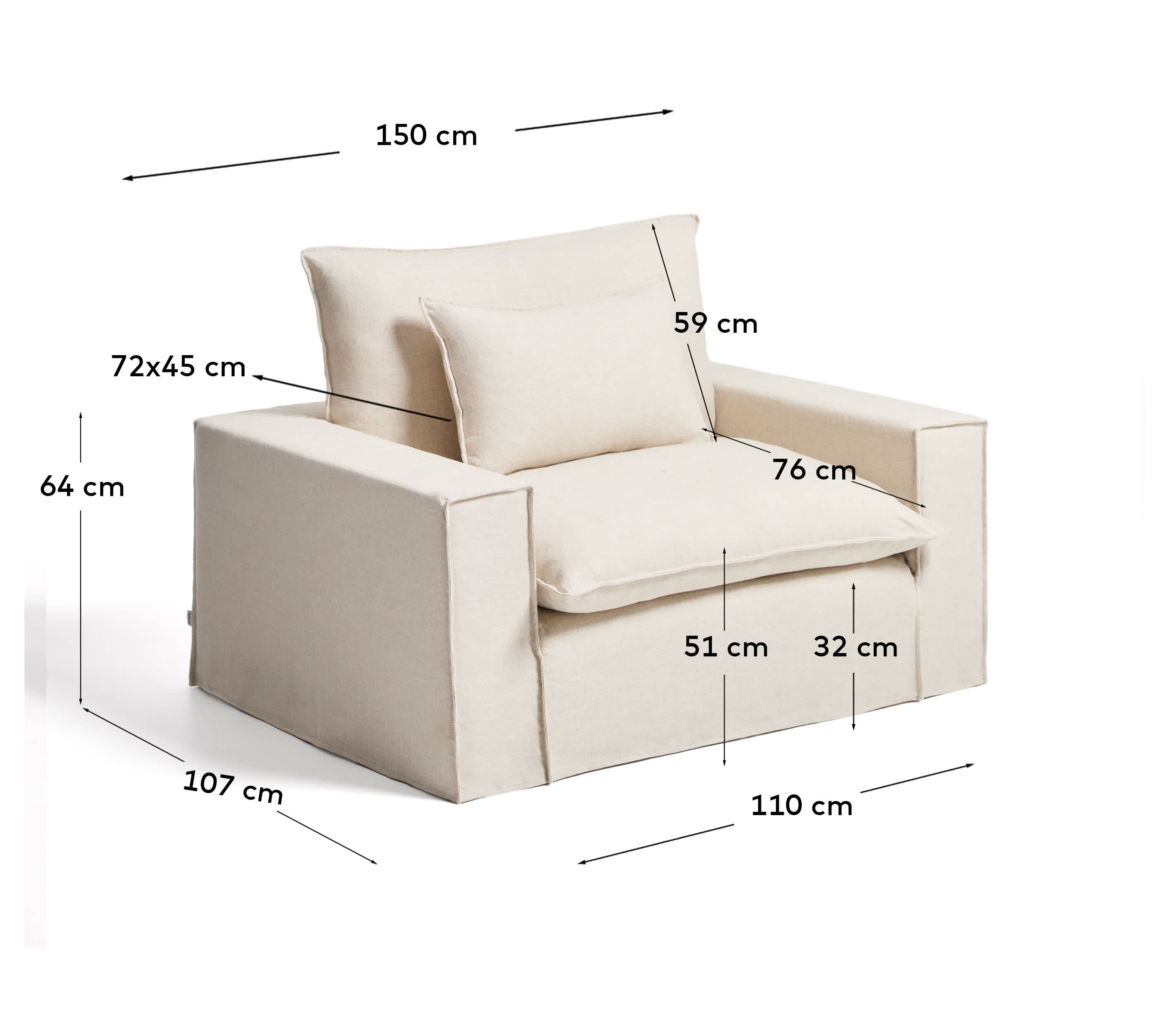 Fauteuil ANARELA de Kave Home