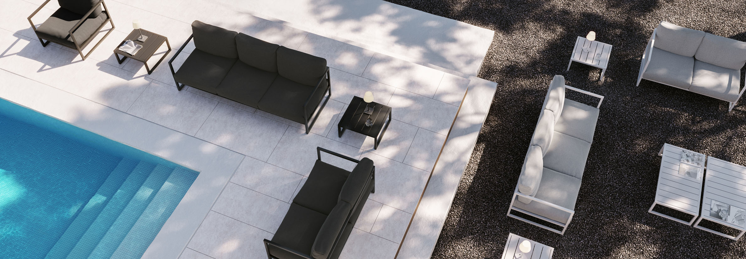 KAVE HOME Beistelltisch Outdoor COMOVA