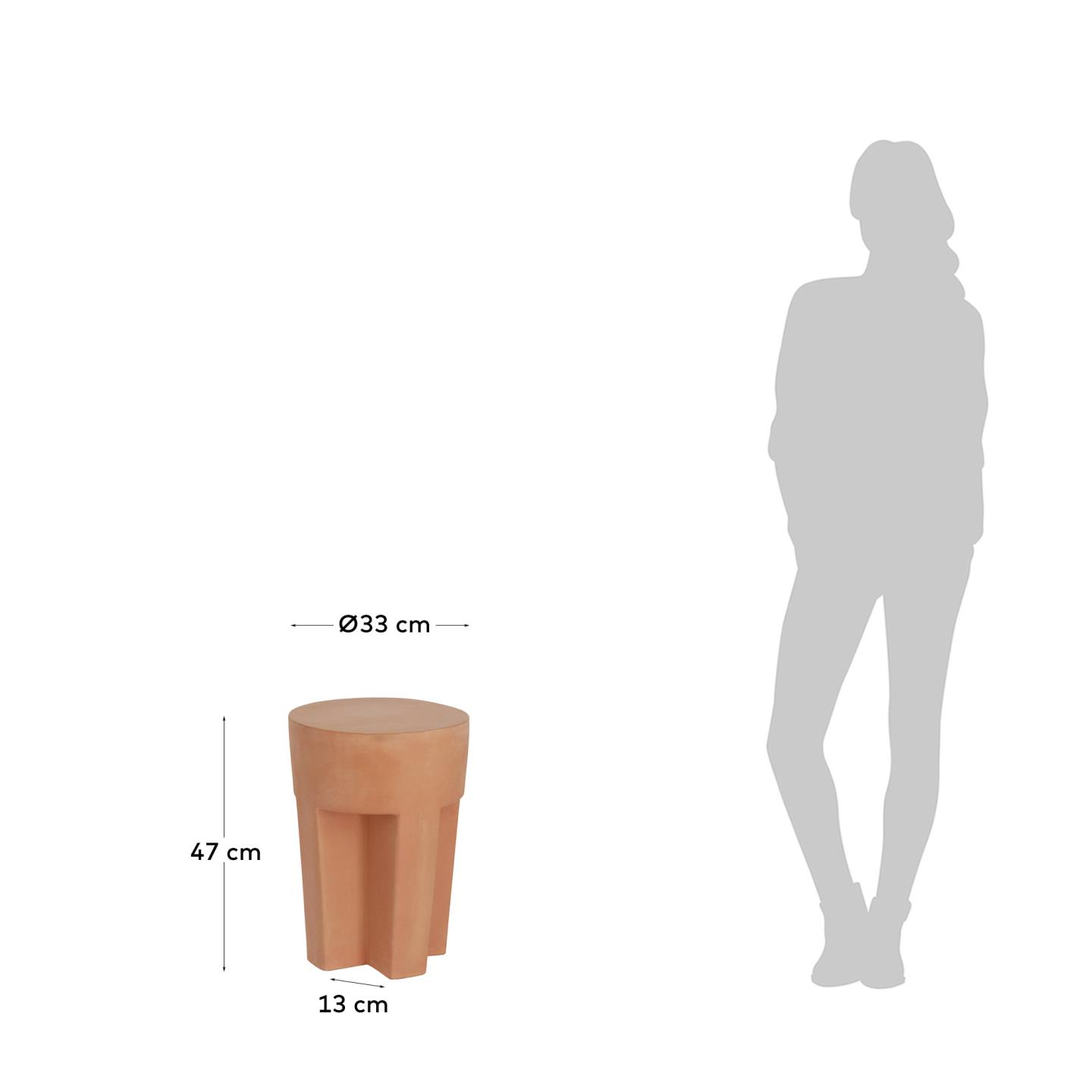 KAVE HOME Beistelltisch Outdoor VILENA KAVE HOME Gartenbeistelltisch VILENA