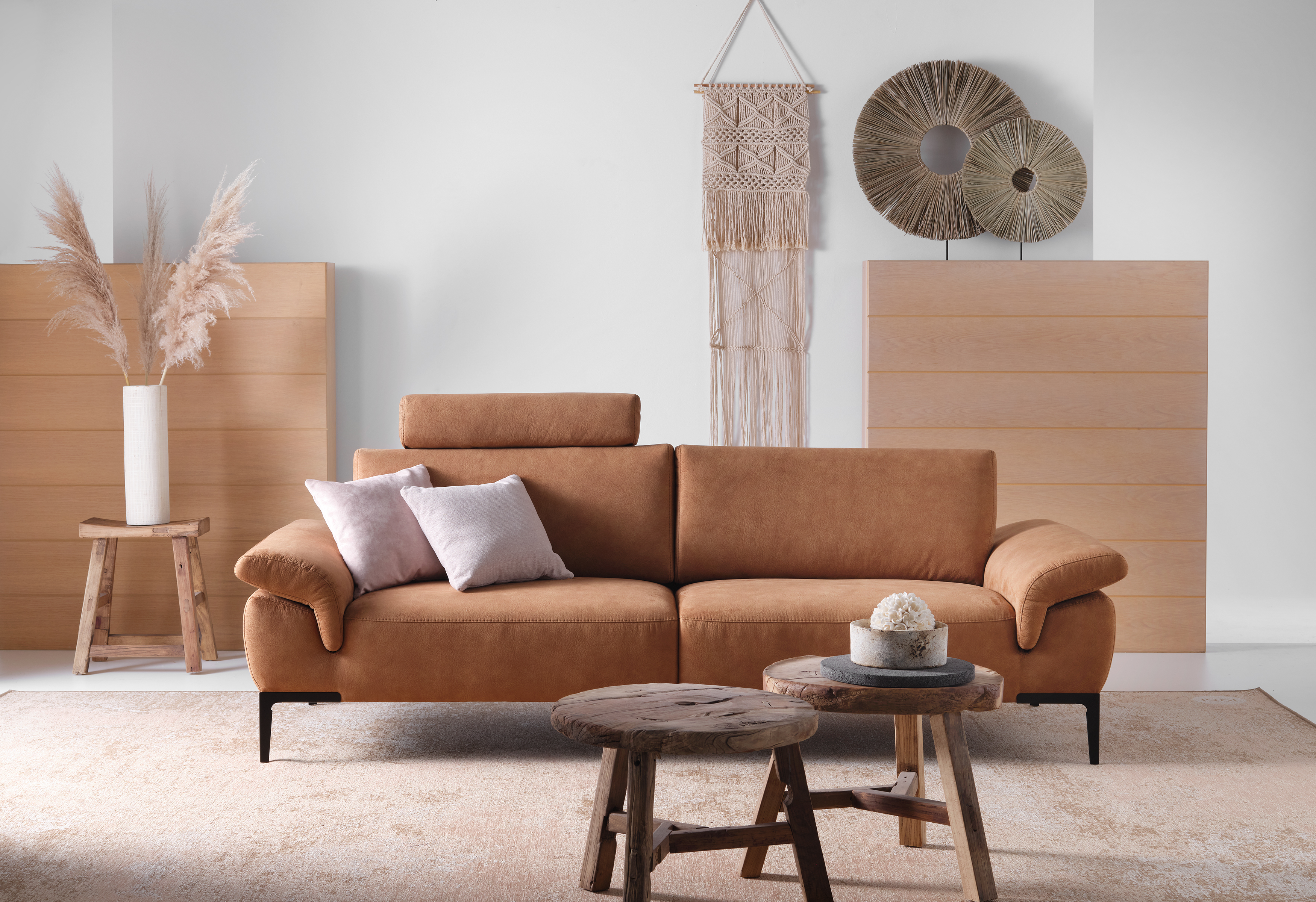 ROM Sofa Wave - Sambia - Cognac