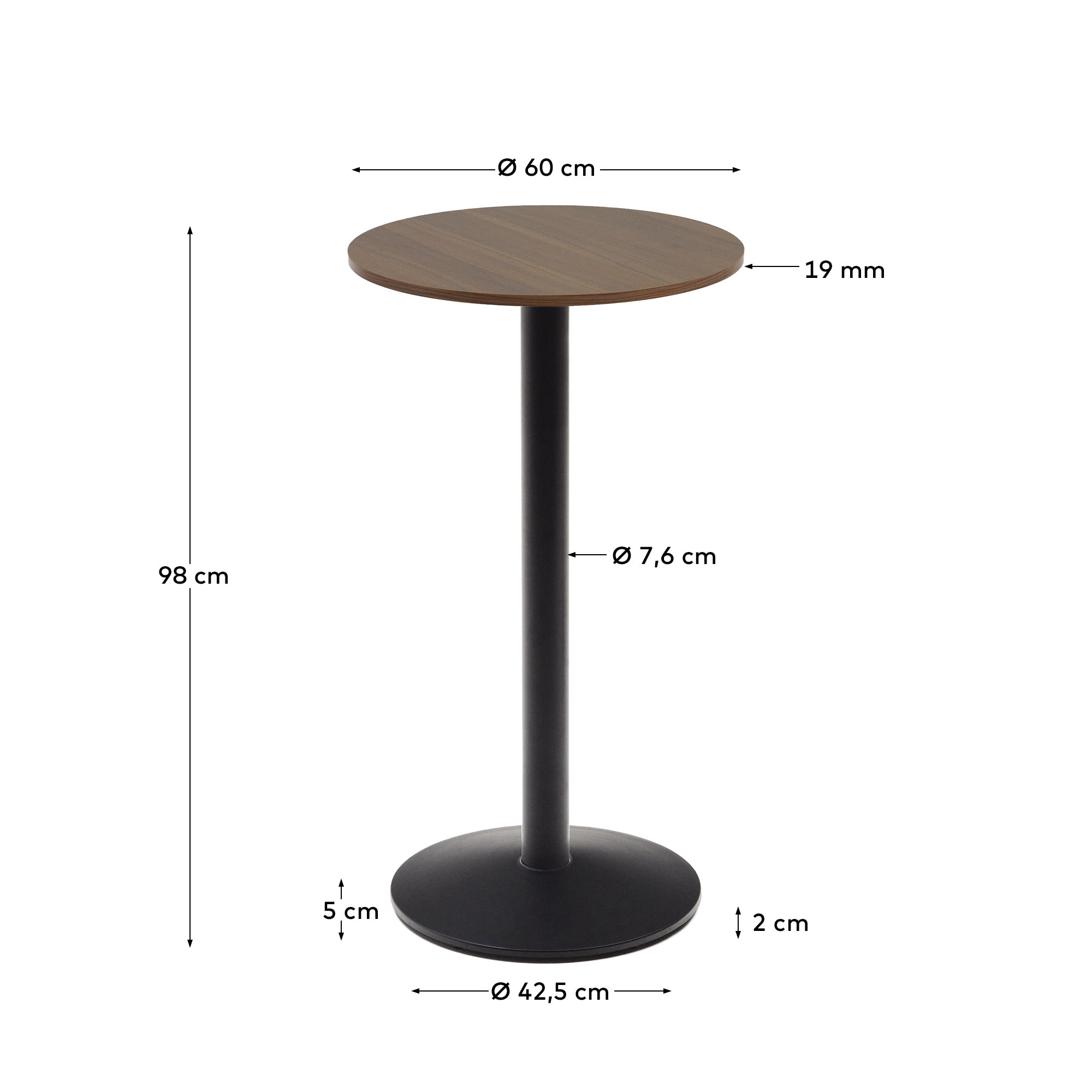 KAVE HOME Stehtisch ESILDA