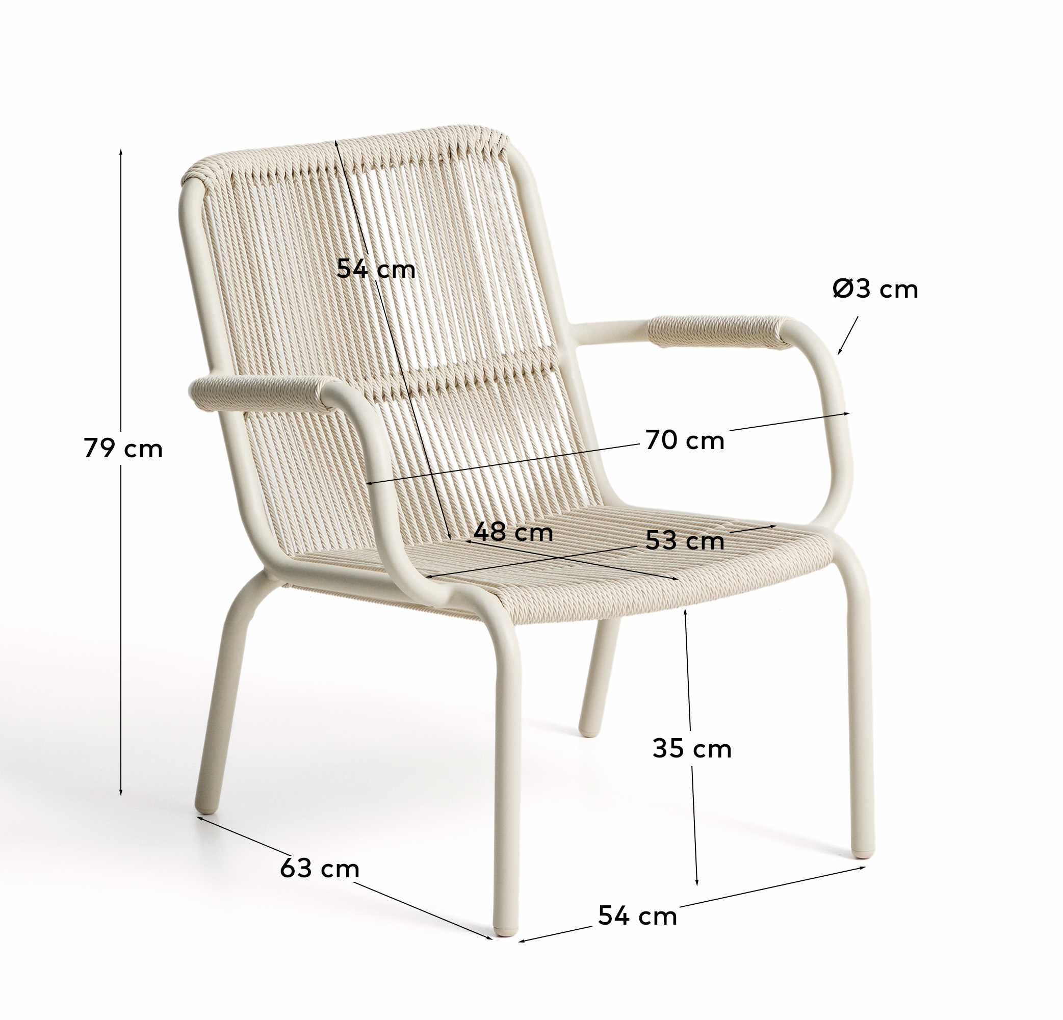 KAVE HOME Gartensessel SALIS