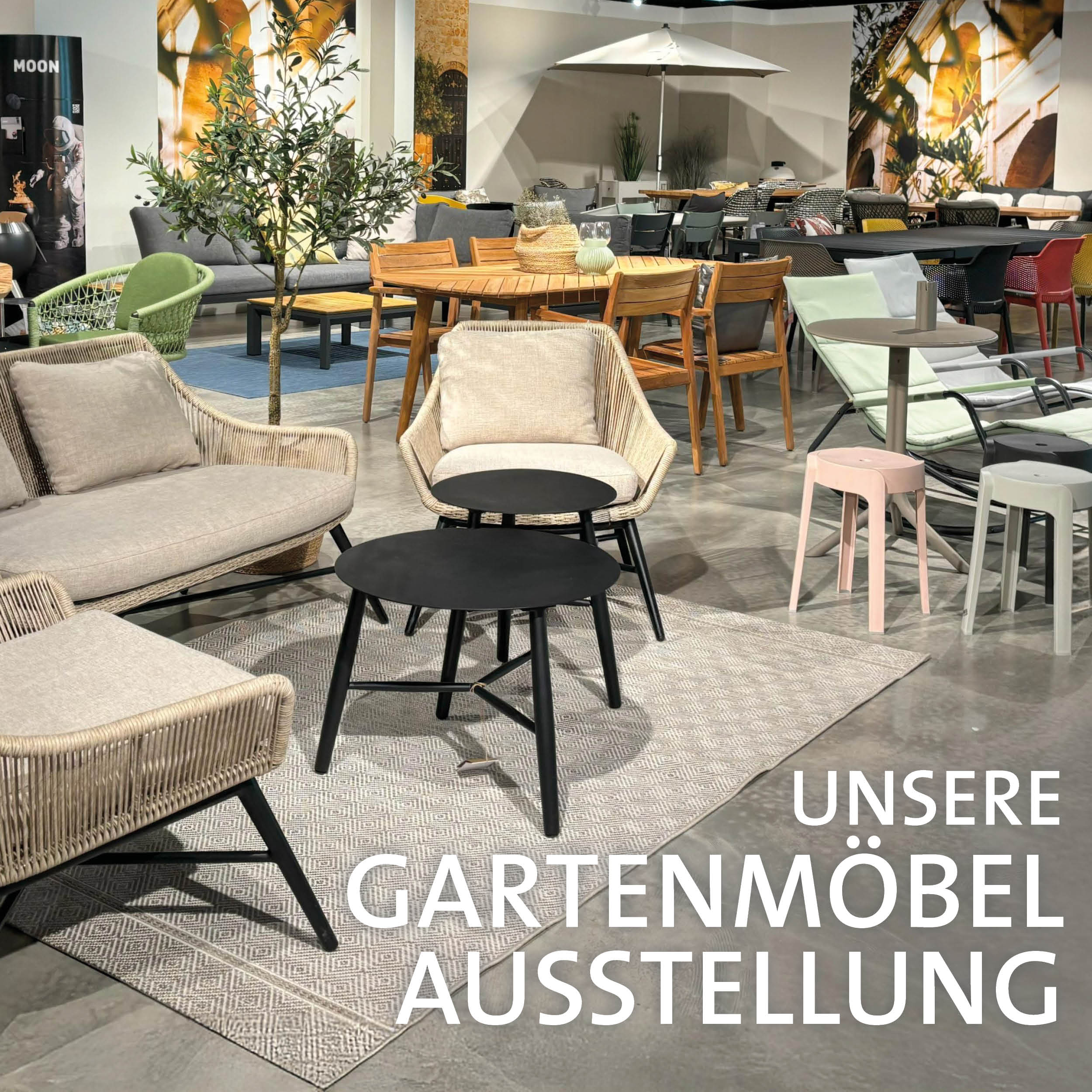 Gartenmöbelausstellung