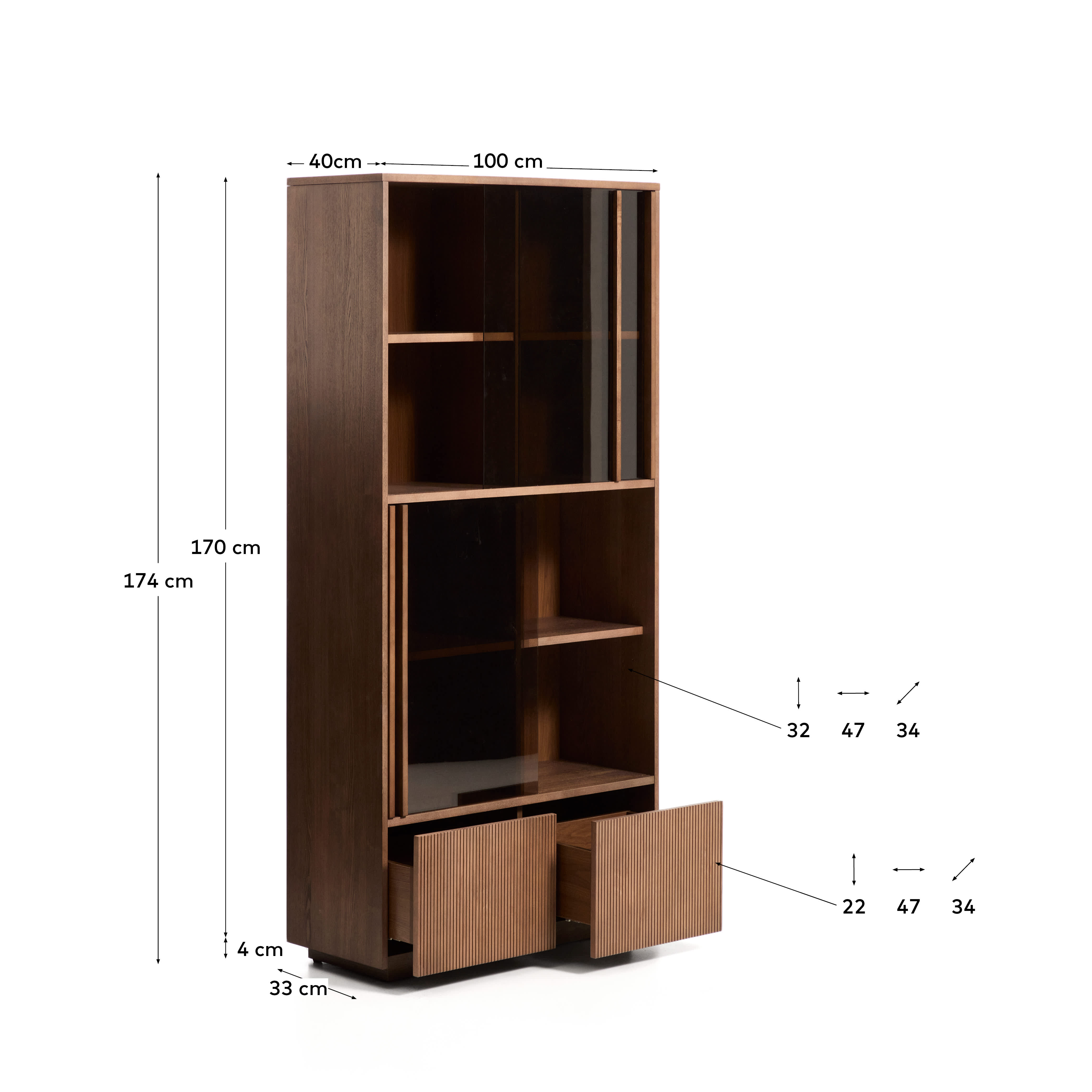 KAVE HOME Vitrine HELVINE