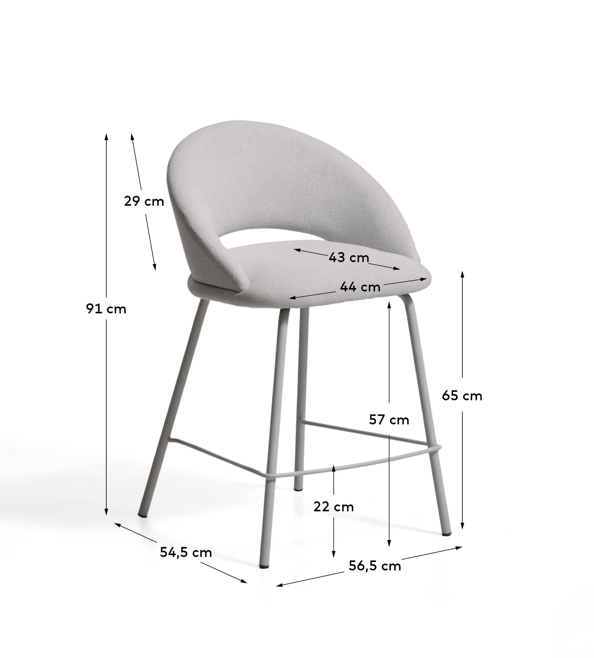 Kave Home BONALI bar stool