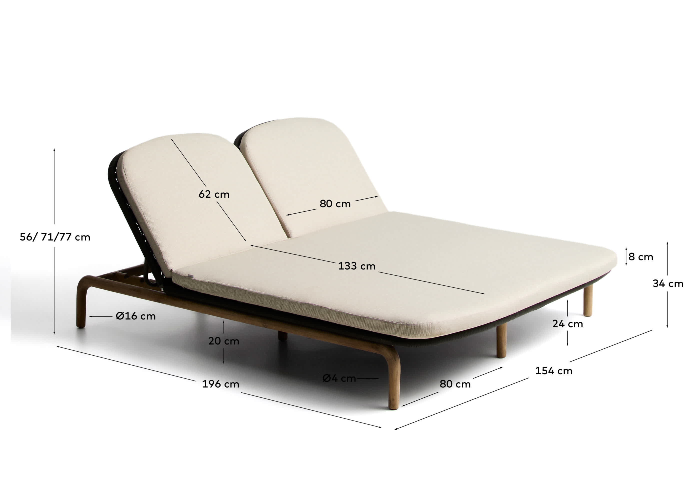 KAVE HOME Sonnenliege ALIPA