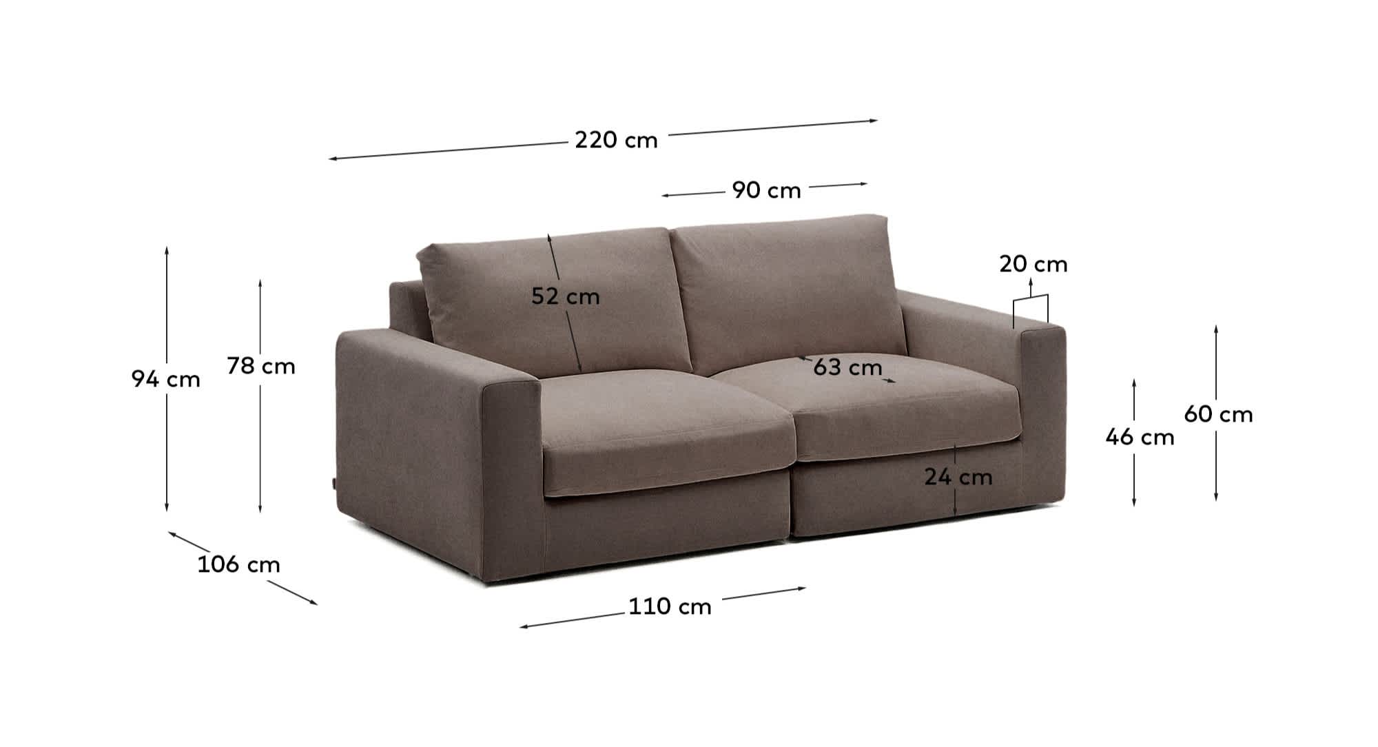 KAVE HOME Sofa ALEA