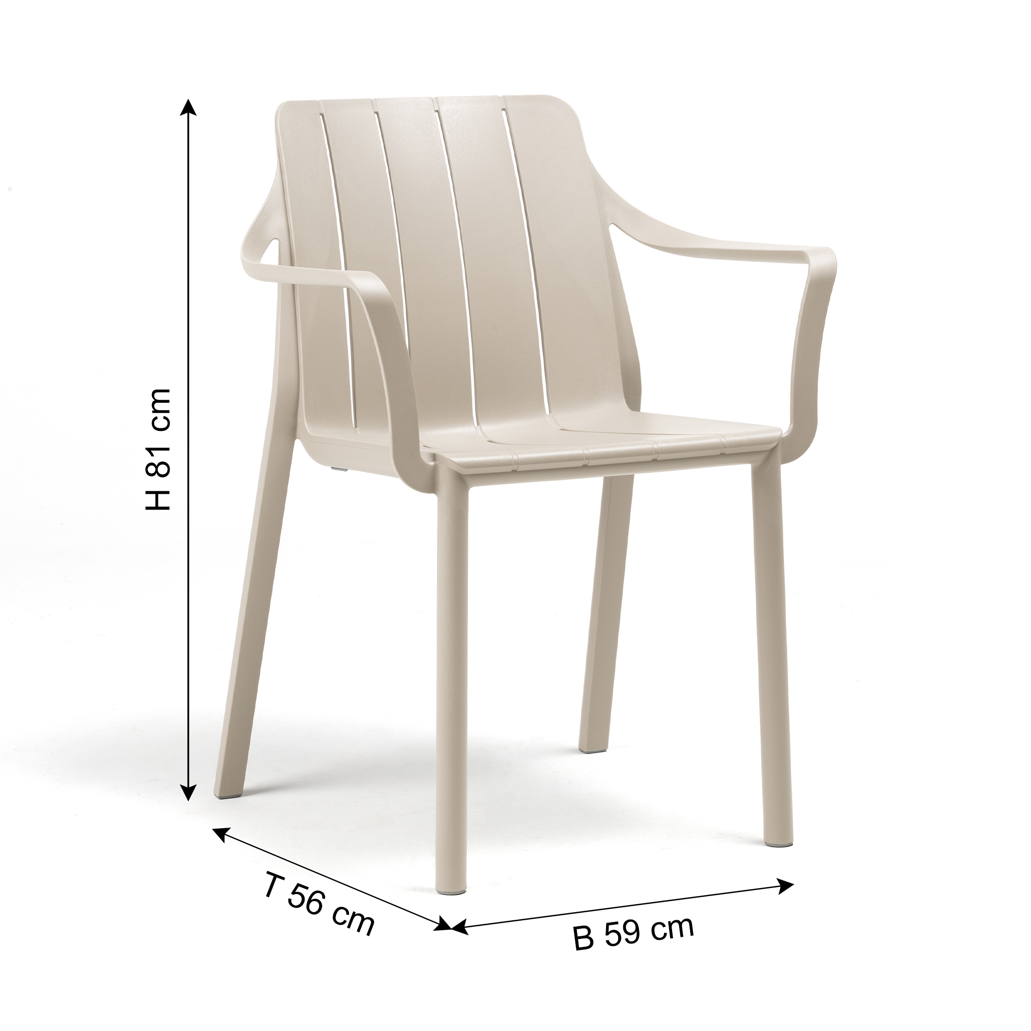 NARDI Gartenstuhl TIBERINA