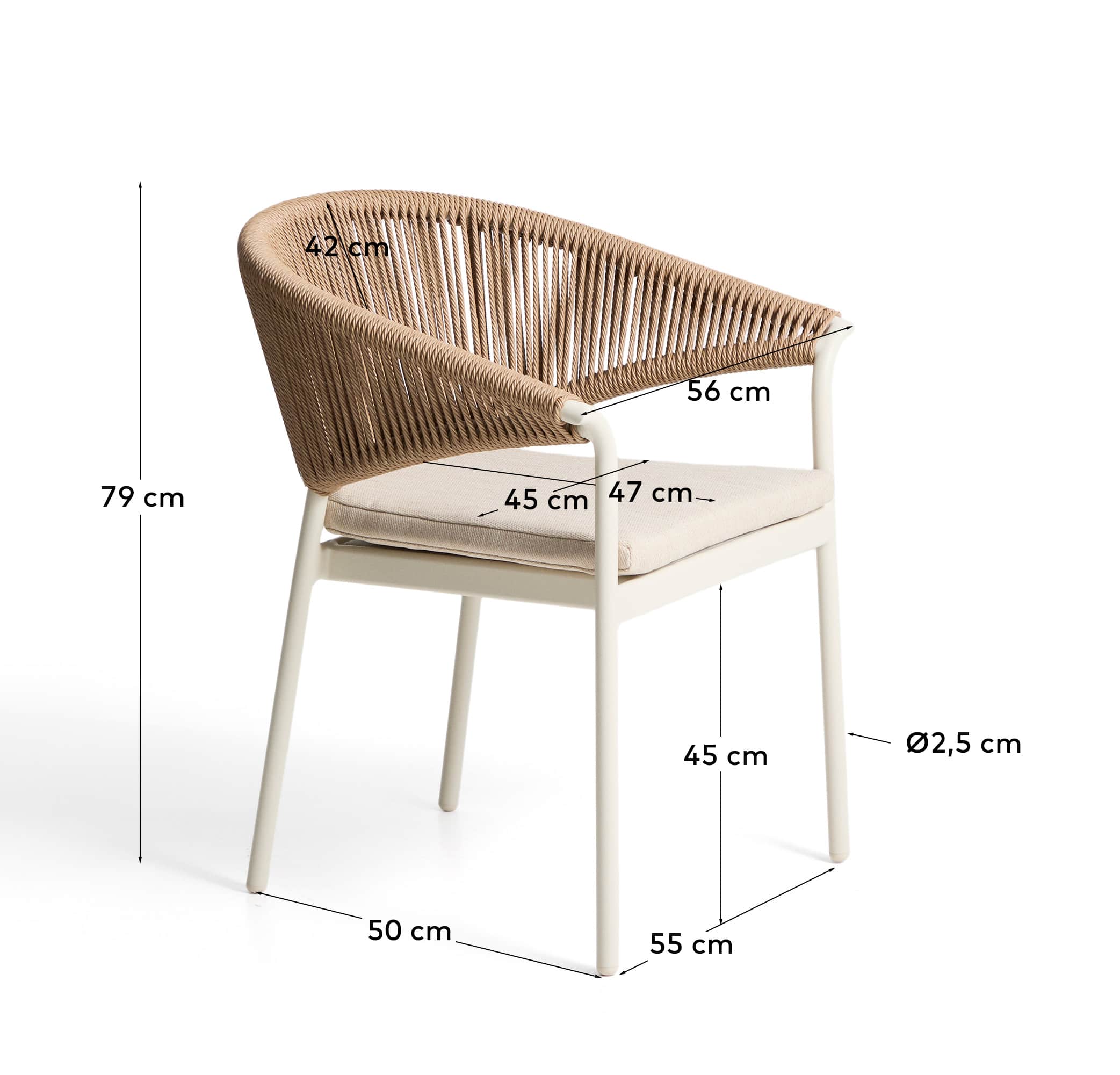 KAVE HOME Gartenstuhl ZUARA