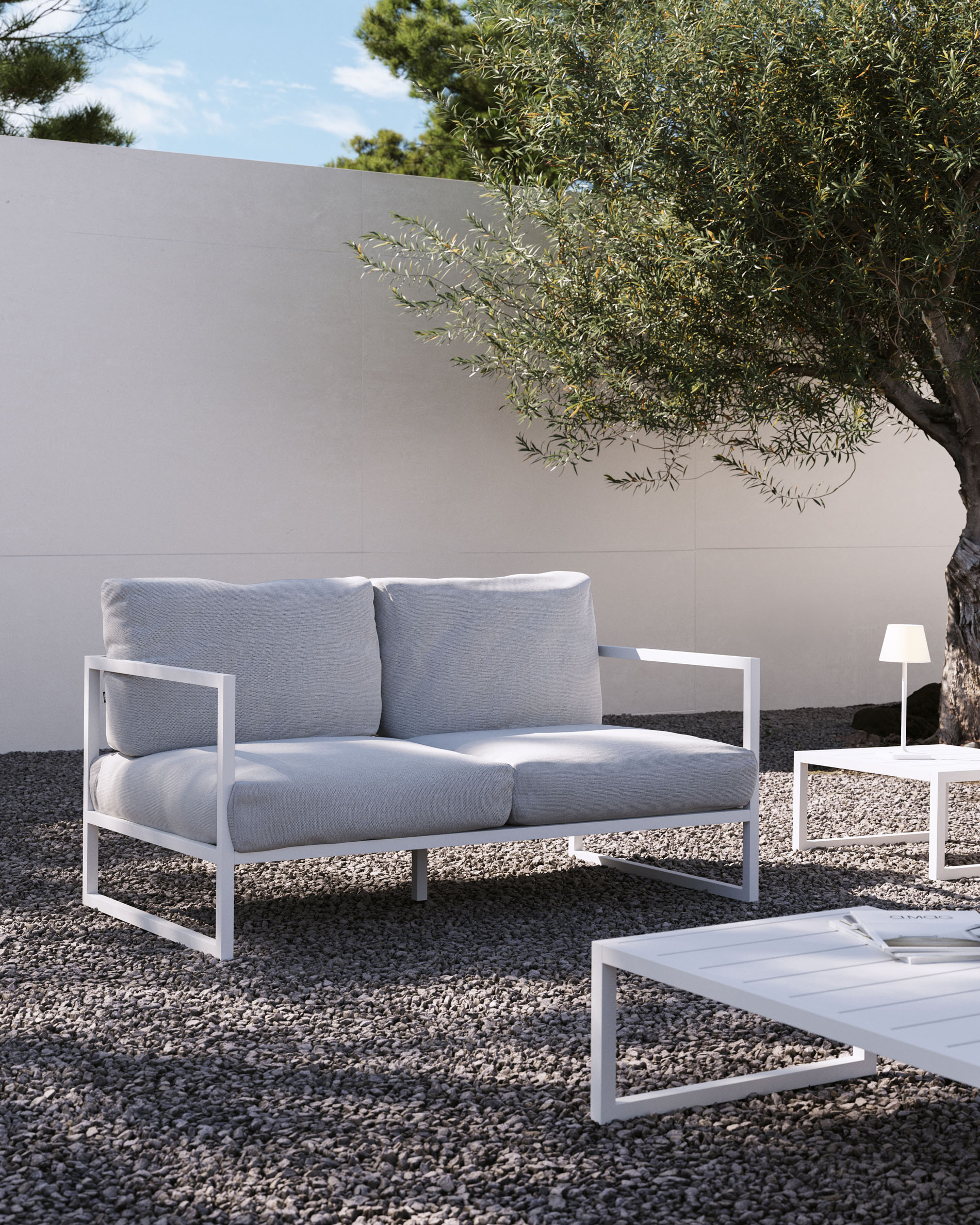 Table basse Kave Home « Outdoor » COMOVA