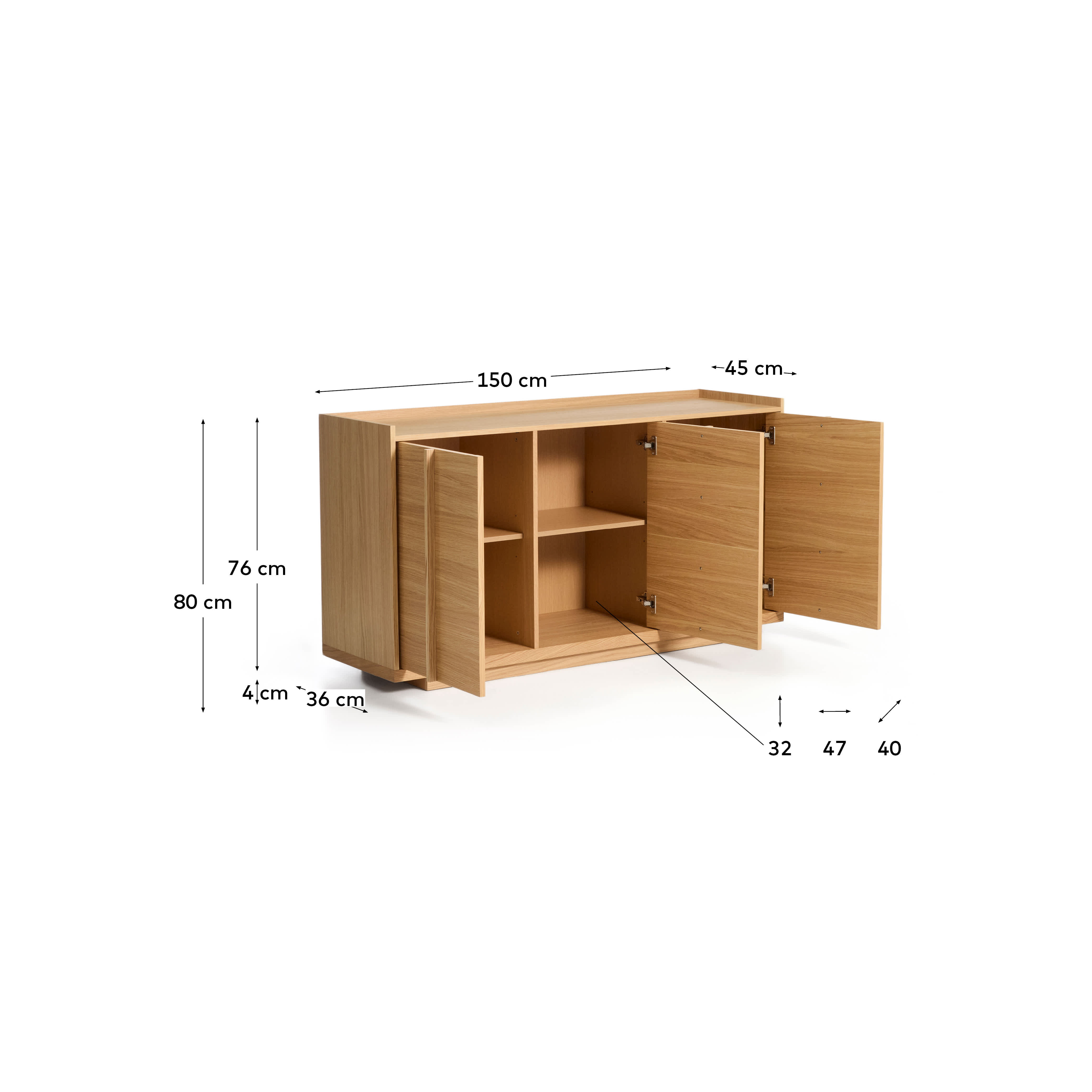 KAVE HOME Sideboard ONIX