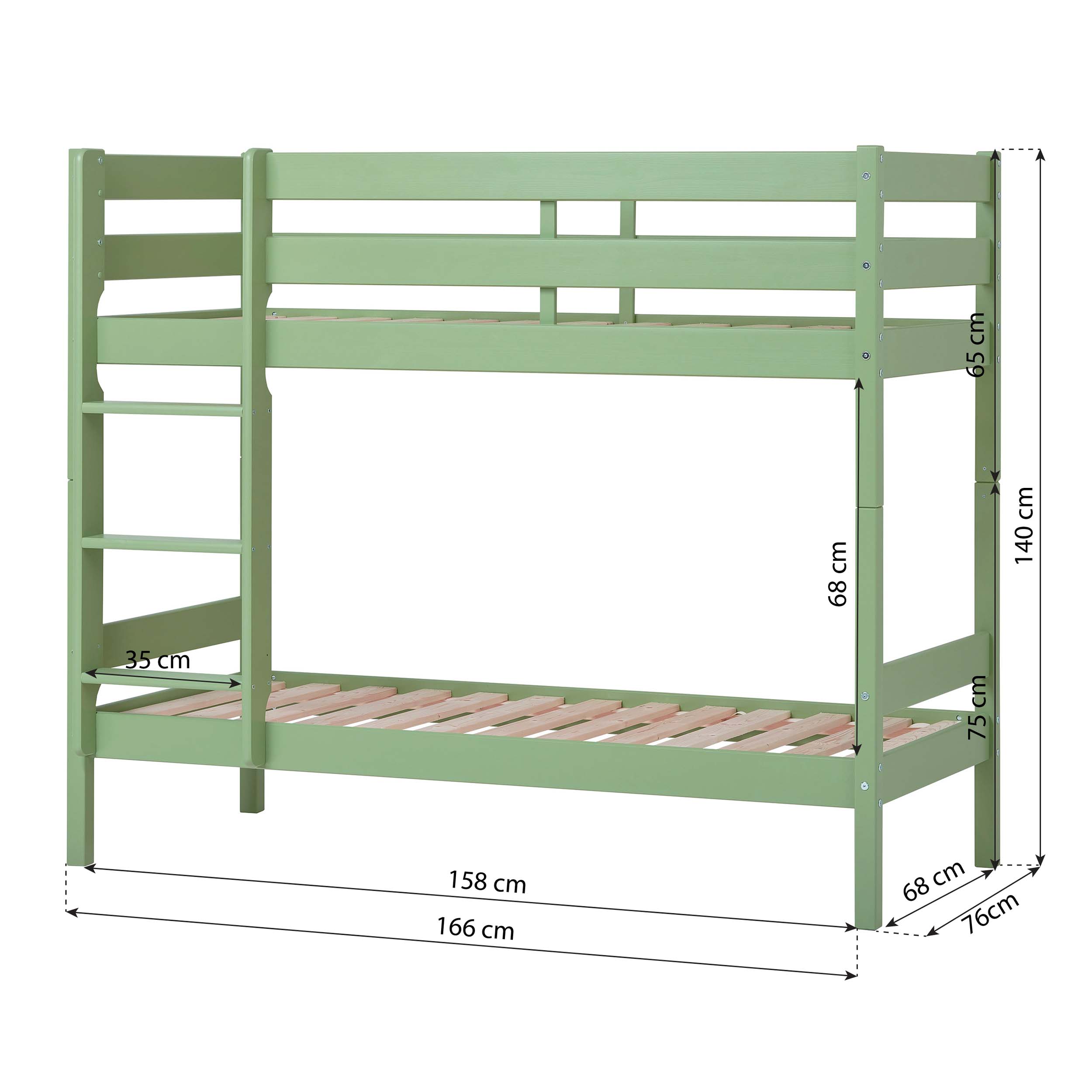 HOPPEKIDS ECO COMFORT bunk bed