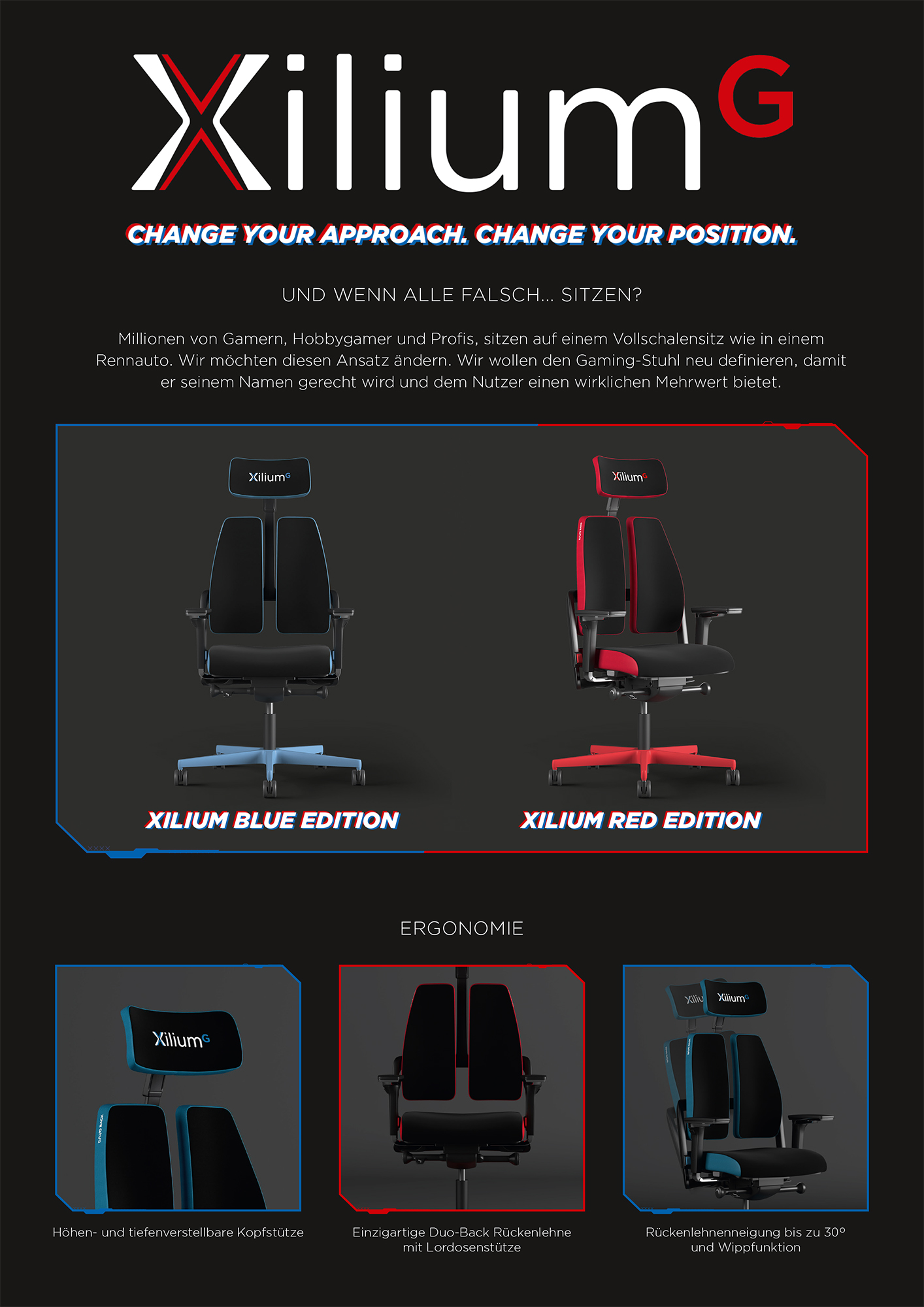 NOWY STYL Gaming Stuhl XILIUM G NOWY STYL Gaming Stuhl XILIUM G