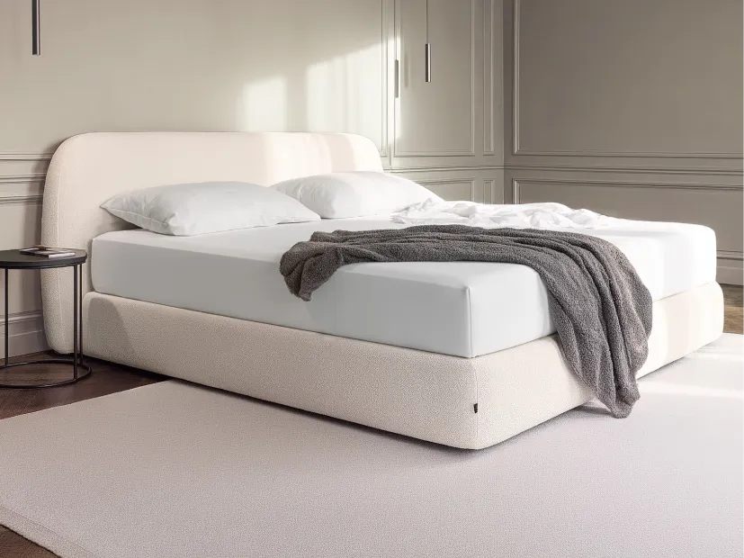 Boxspringbett Elva von RUF Betten mit rundem Kopfteil