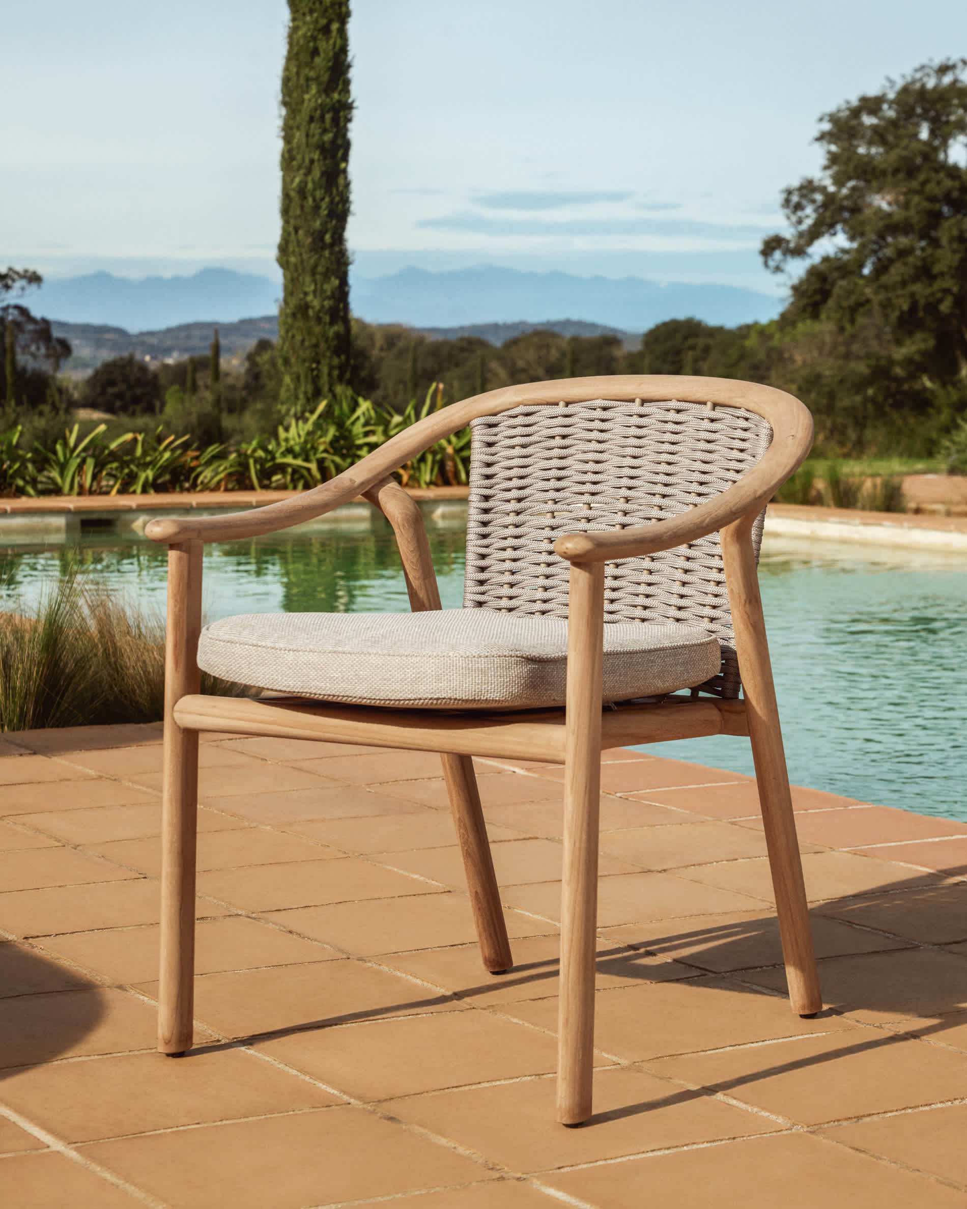 KAVE HOME Chaise de jardin ELUNDA