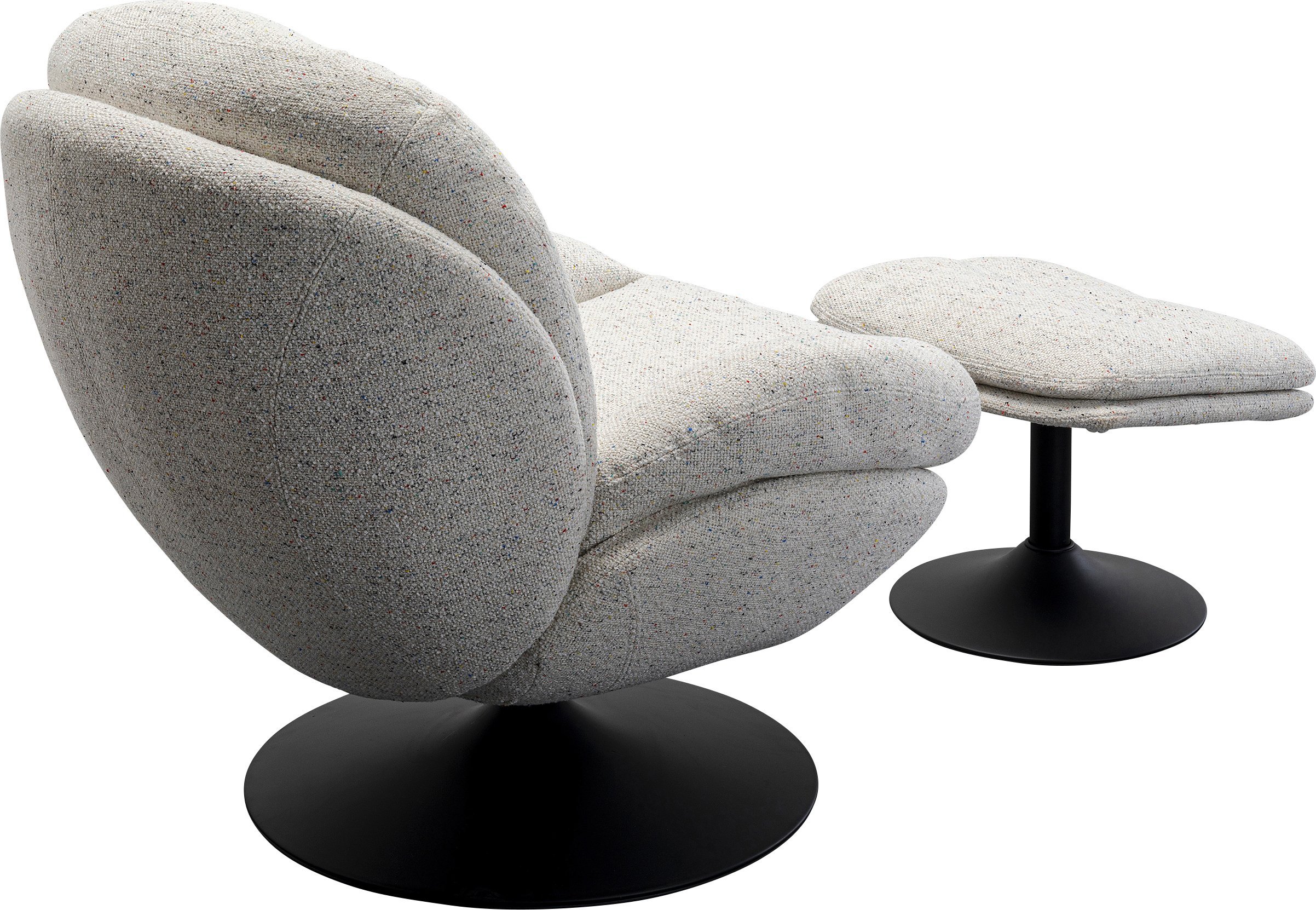 KARE Sessel mit Hocker STANFORD KARE Sessel mit Hocker STANFORD