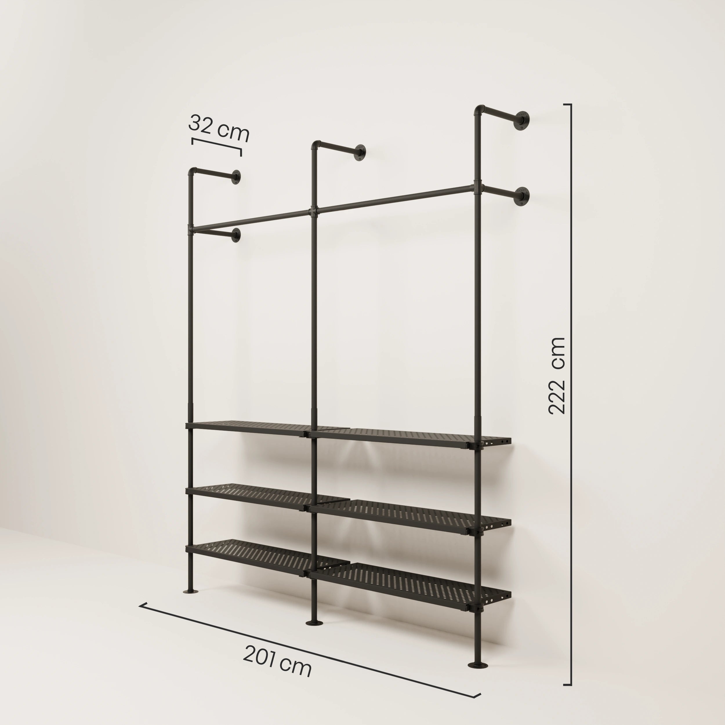 PAMO KIM 2 METAL clothes rail system