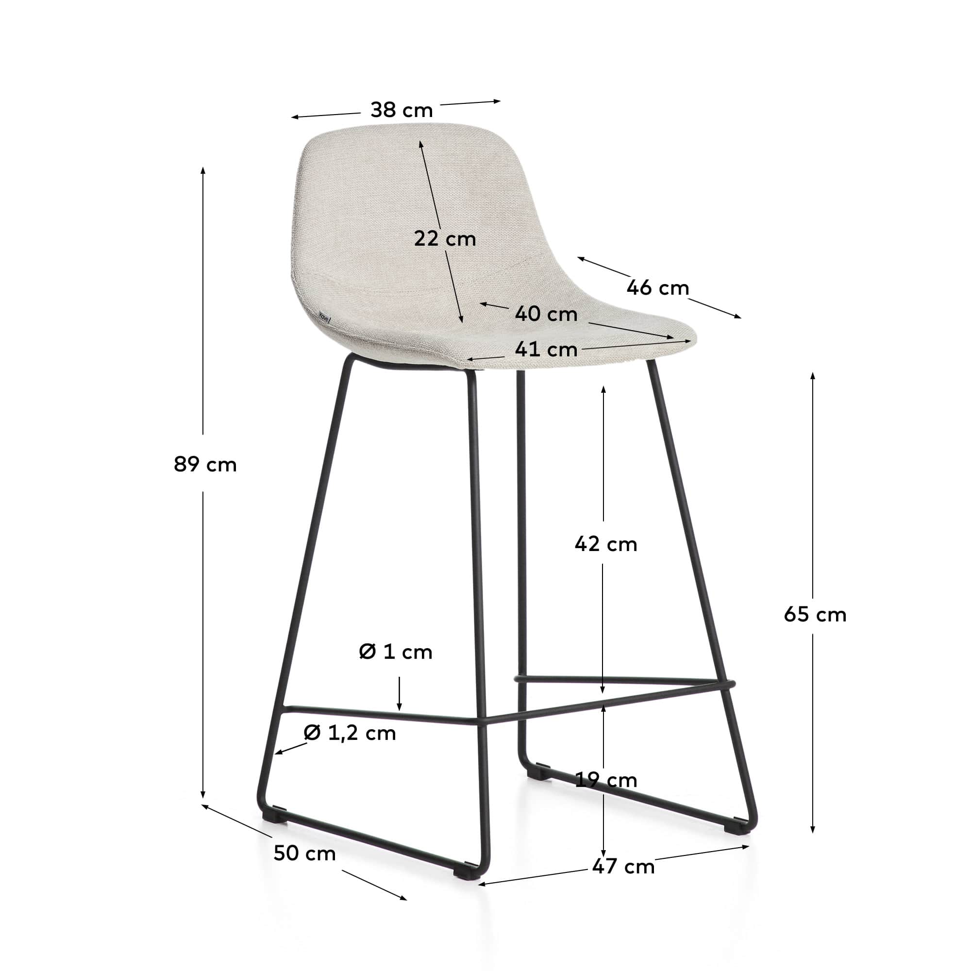 KAVE HOME Barhocker ZAHARA