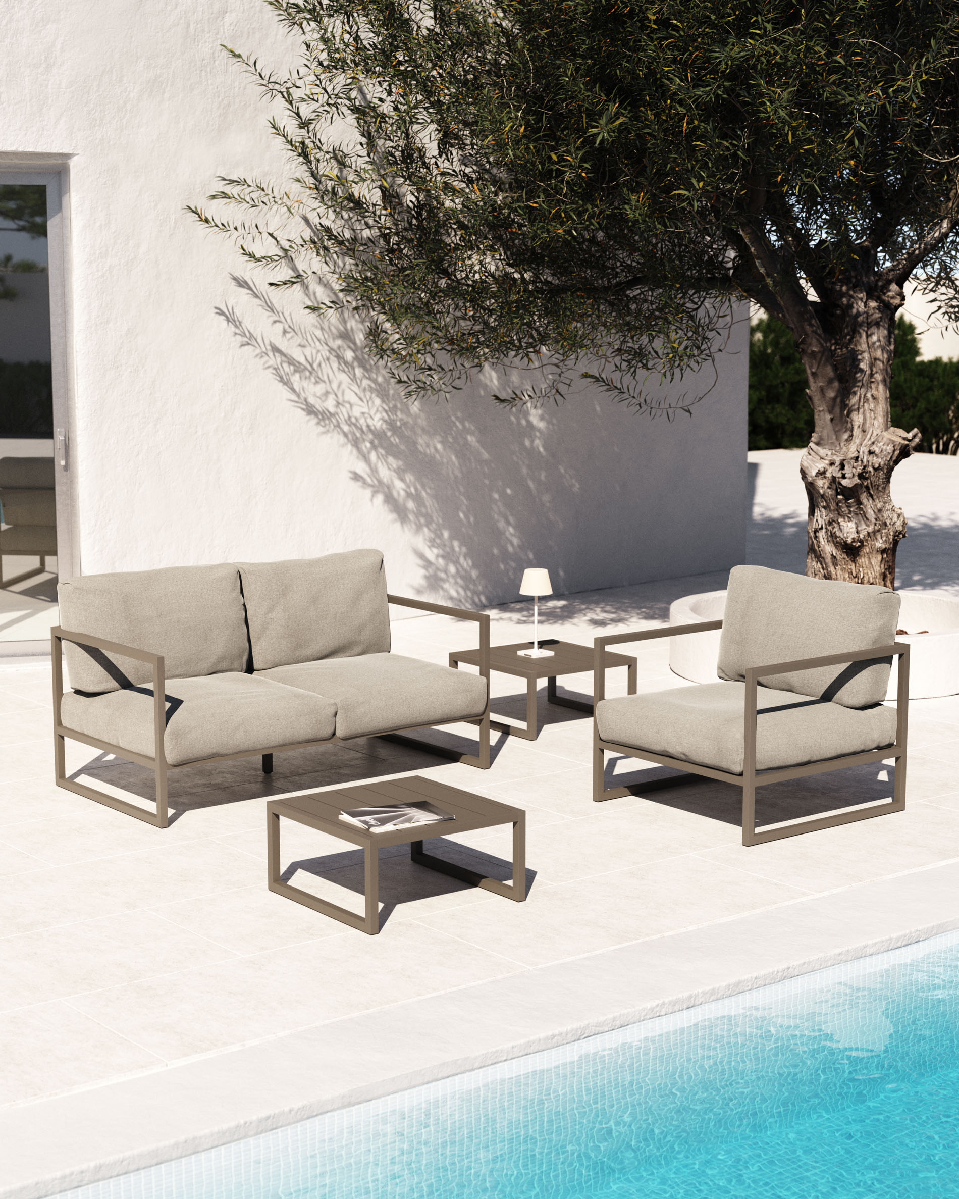KAVE HOME Table d'appoint Outdoor COMOVA