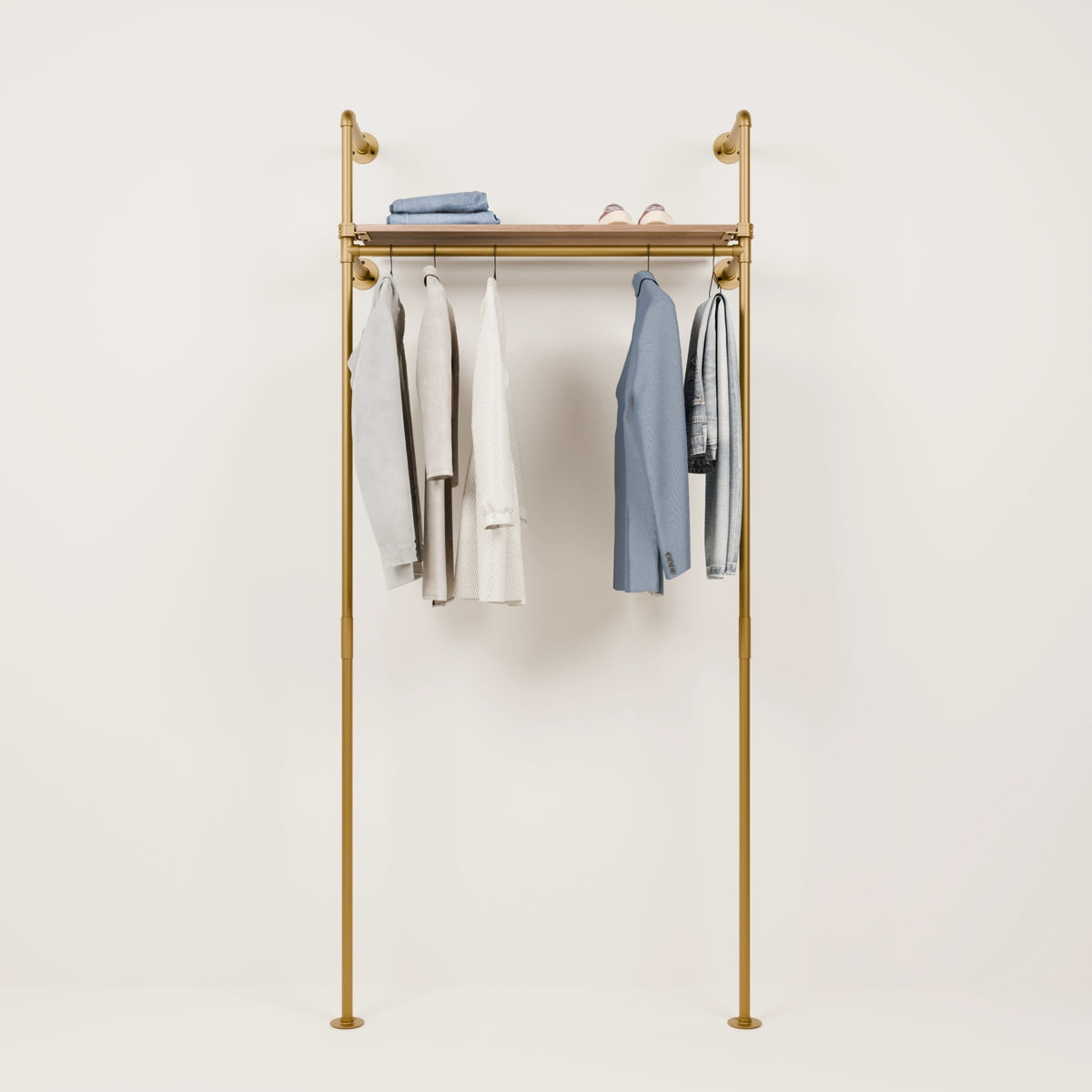 Système de tringle à vêtements PAMO KIM 1 OAK