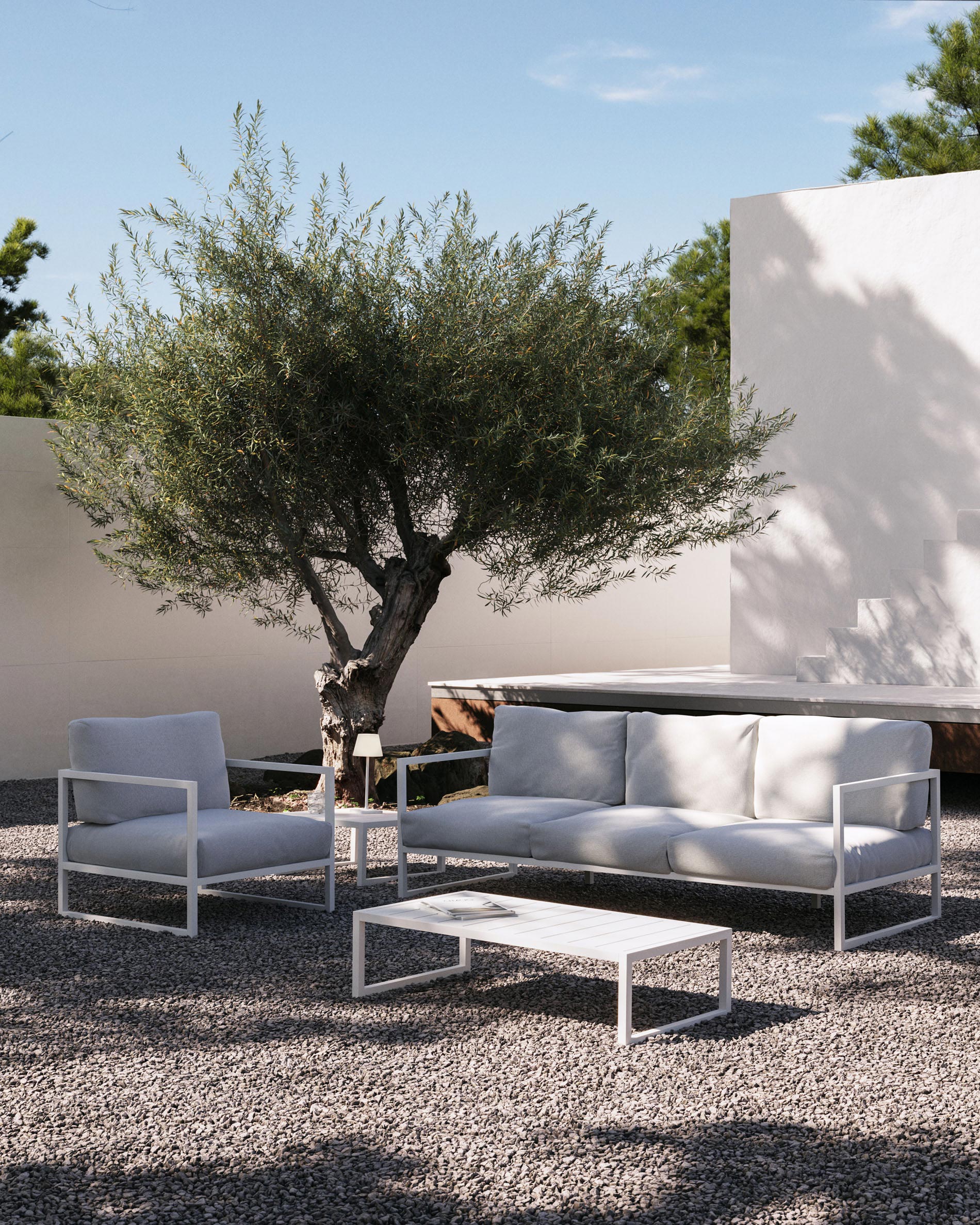 Table basse Kave Home « Outdoor » COMOVA