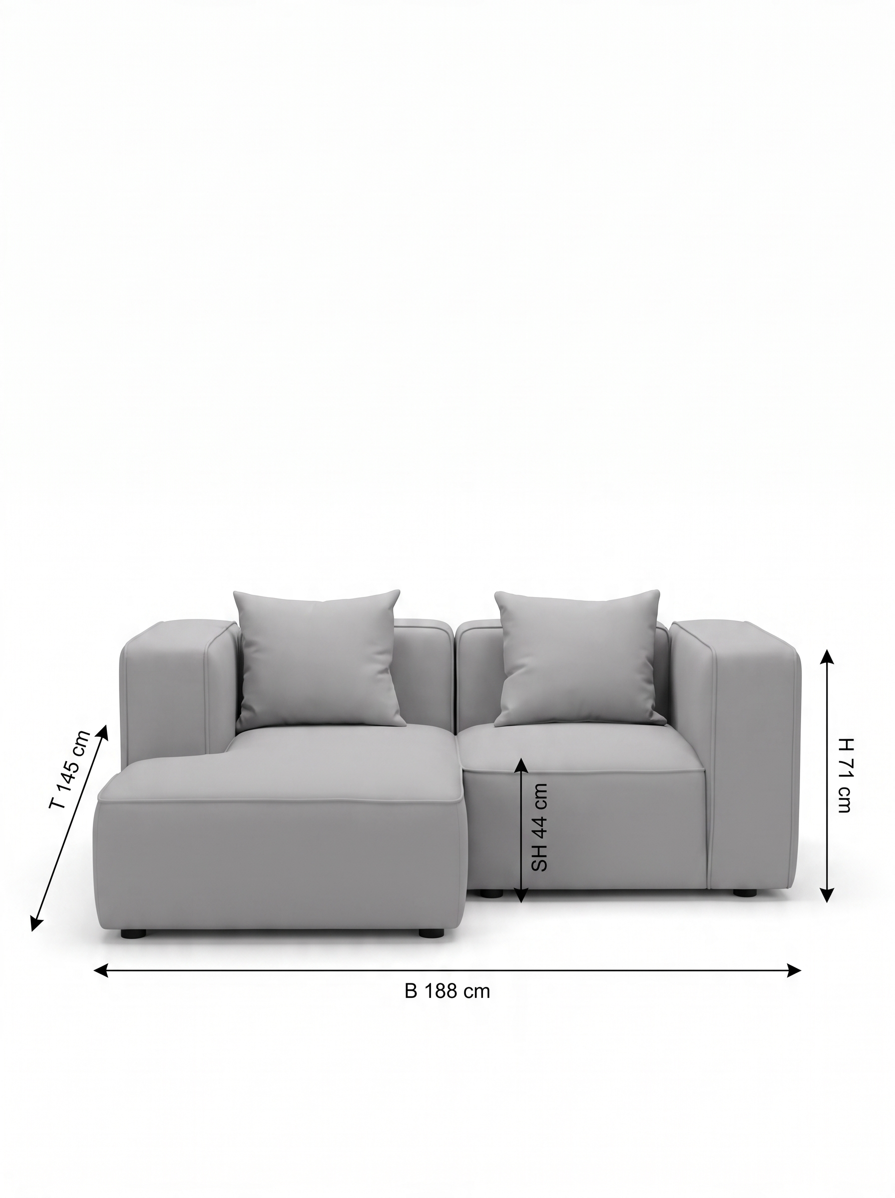 Faee canapé d'angle modulaire FLYNNA